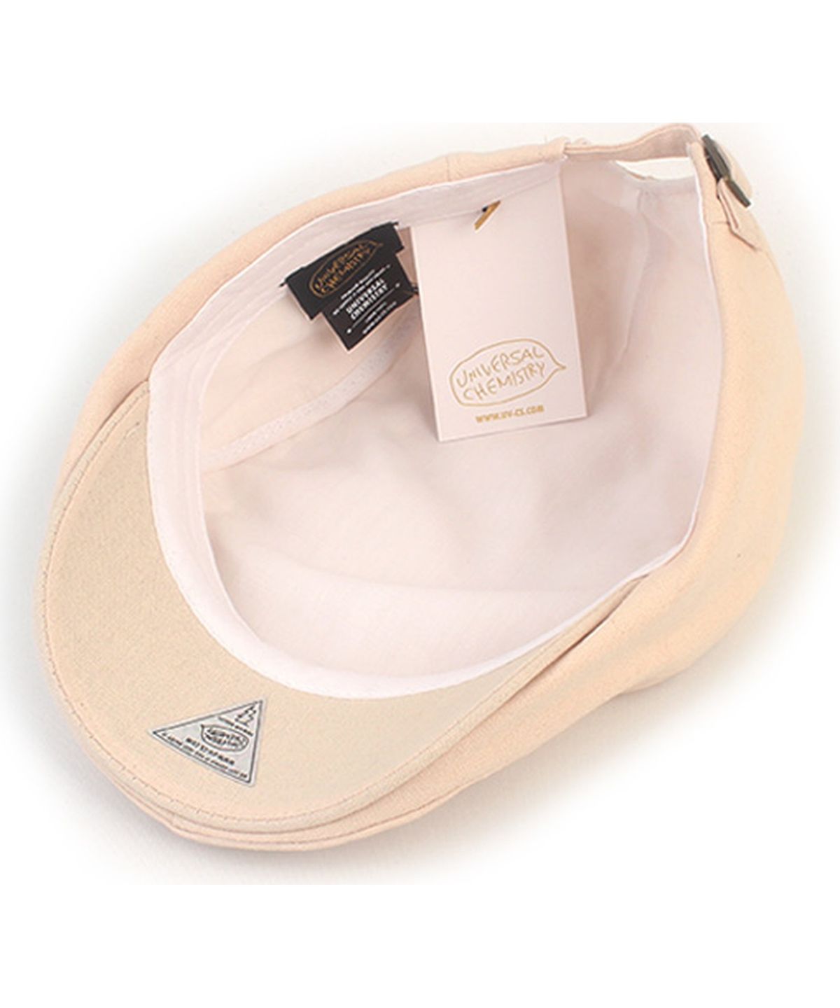 유니버셜 케미스트리(UNIVERSAL CHEMISTRY) Simple Linen Ivory Huntingcap 베레모