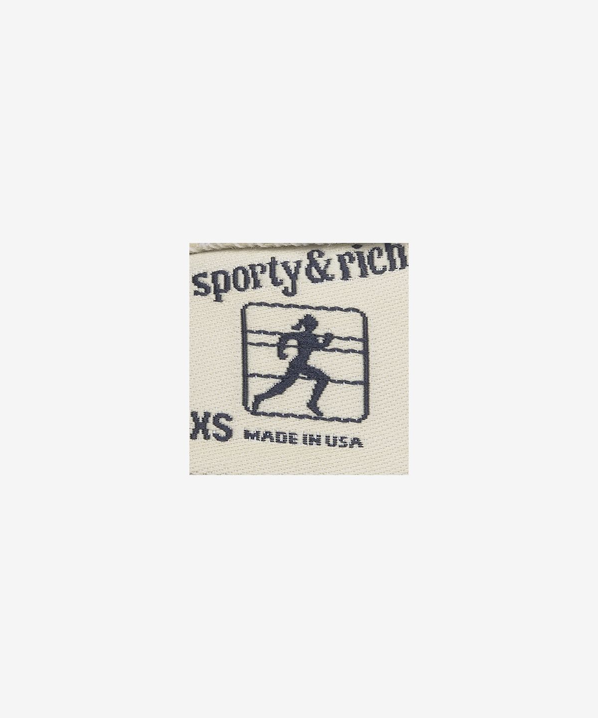 스포티앤리치(SPORTY&RICH) 로고 프린트 스웻 조거 팬츠 - 헤더 그레이 / SWAW2313HG