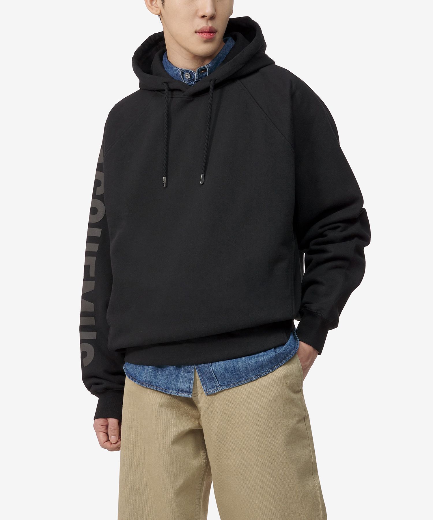 JACQUEMUS TYPOトレーナー 245JS234 2341 990 MUSINSA | JACQUEMUS Le Hoody Typo Hood - Black / 245JS2342341990
