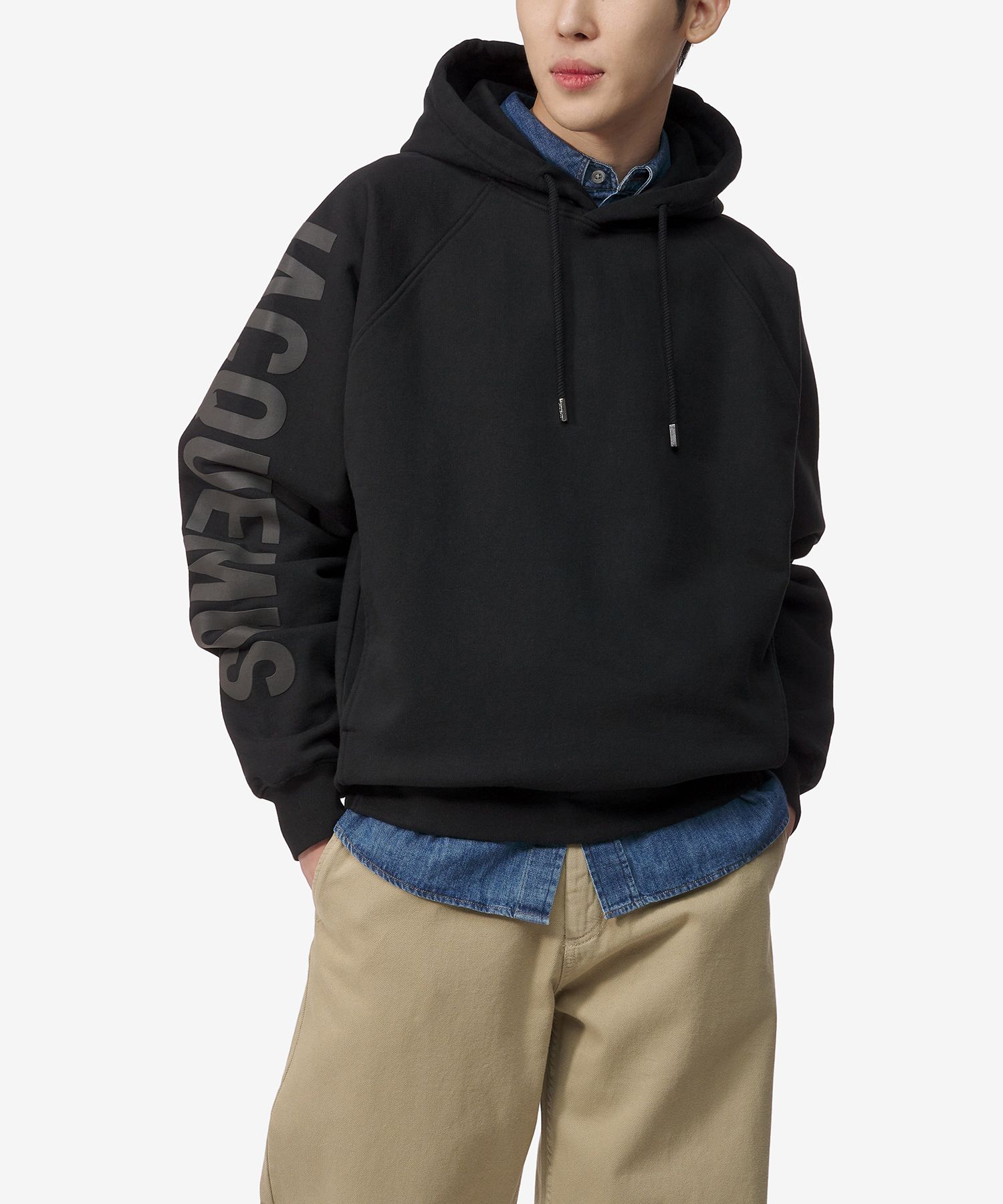 MUSINSA | JACQUEMUS Le Hoody Typo Hood - Black / 245JS2342341990