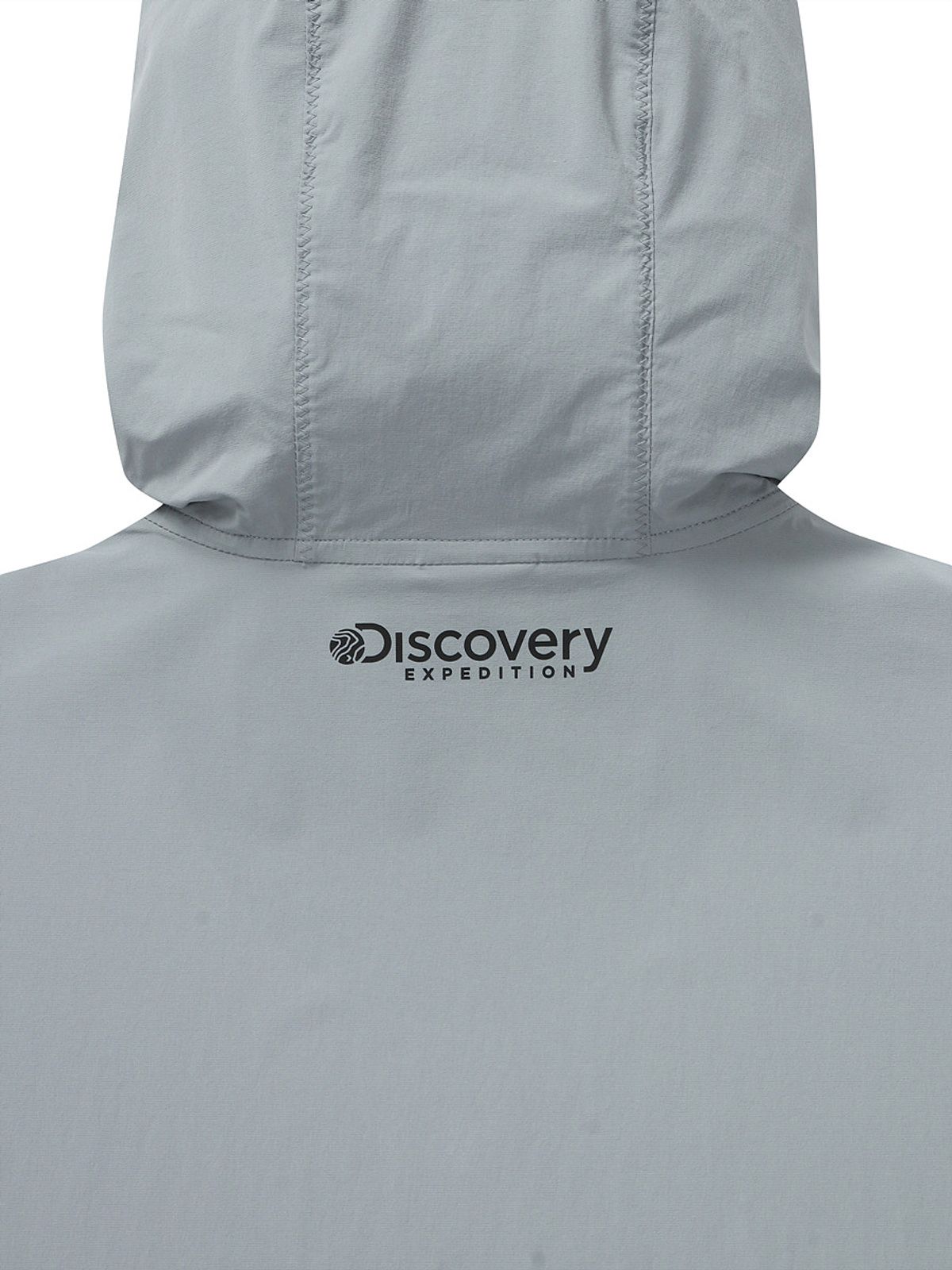 디스커버리 익스페디션(DISCOVERY EXPEDITION) 우븐 폴튼 반팔 후디드 아노락 (GREY)