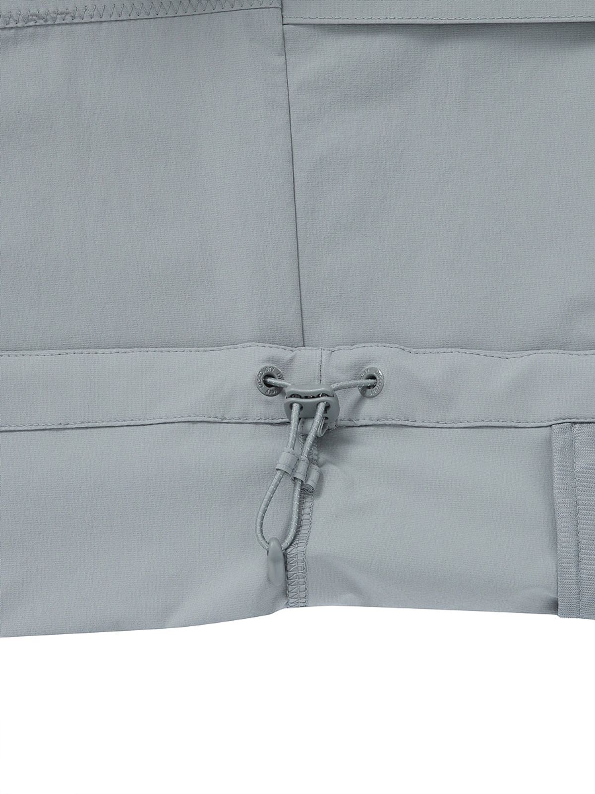 디스커버리 익스페디션(DISCOVERY EXPEDITION) 우븐 폴튼 반팔 후디드 아노락 (GREY)