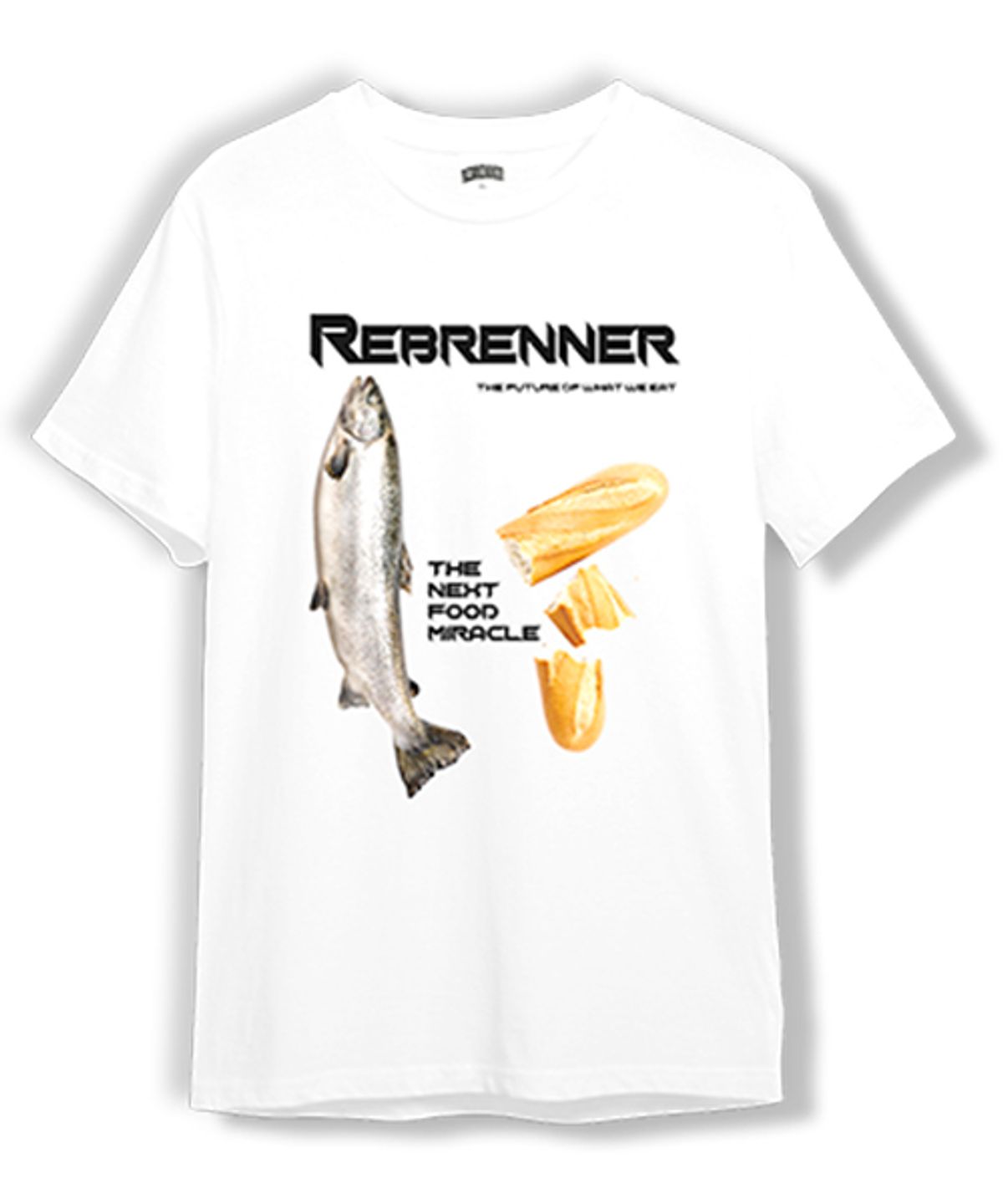 리브레너(REBRENNER) 살몬 바게트 반팔 티셔츠
