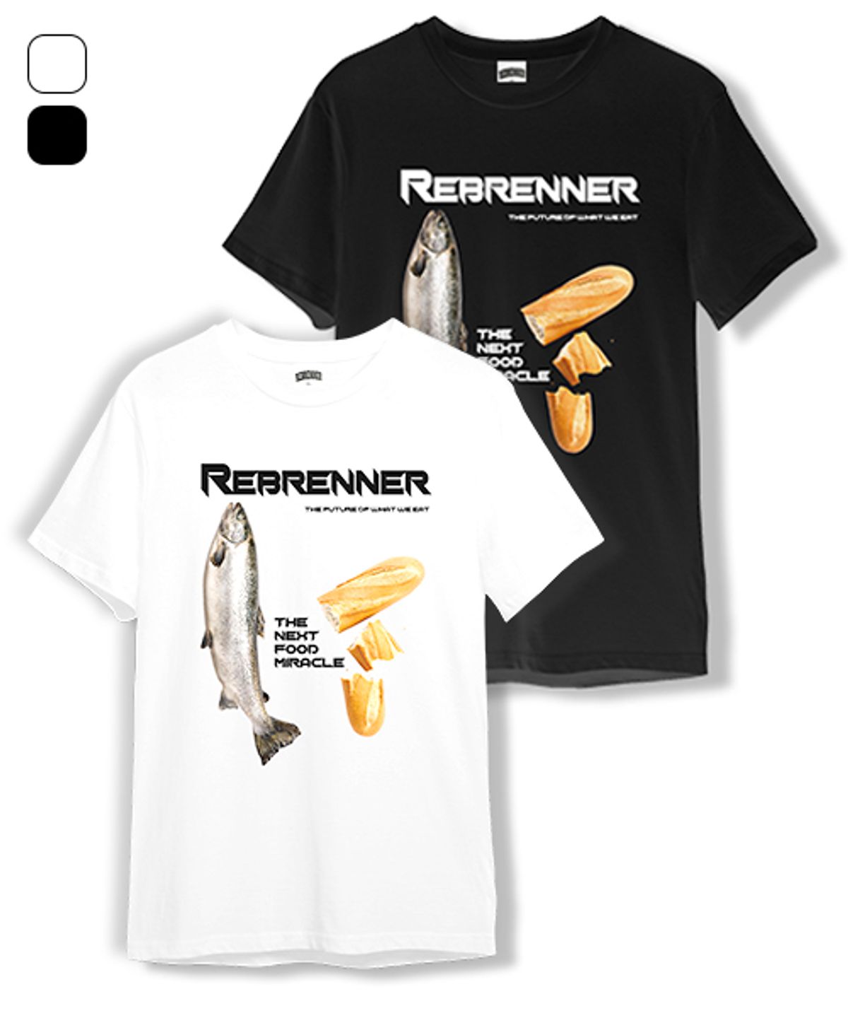 리브레너(REBRENNER) 살몬 바게트 반팔 티셔츠