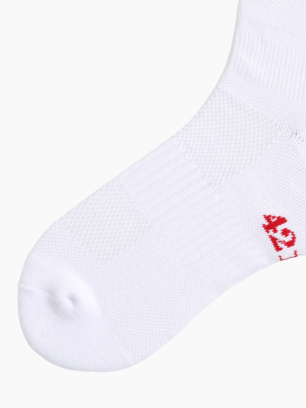 미나수(MENASOO) [5 PACK] RUNNING CREW FLOGGER FIT SOCKS_LONG_WHITE