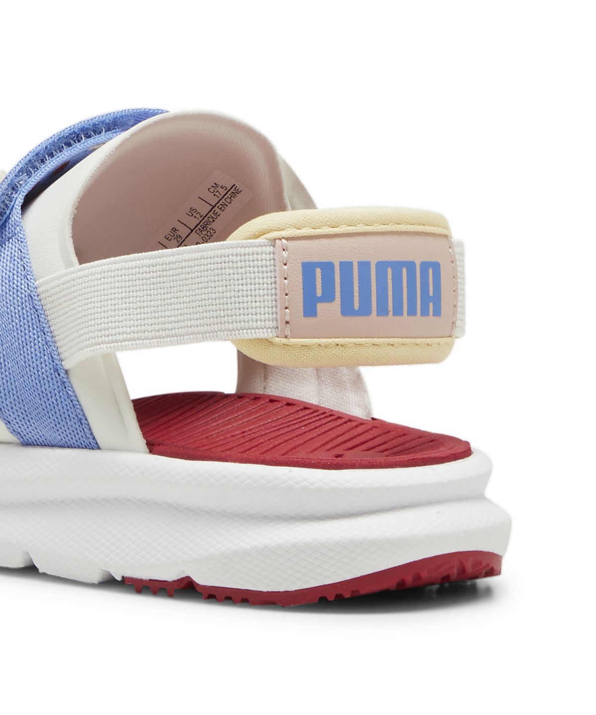 푸마 키즈(PUMA KIDS) 푸마 이볼브 샌들 섬머 캠프 AC PS - 웜 화이트:블루:캐모마일