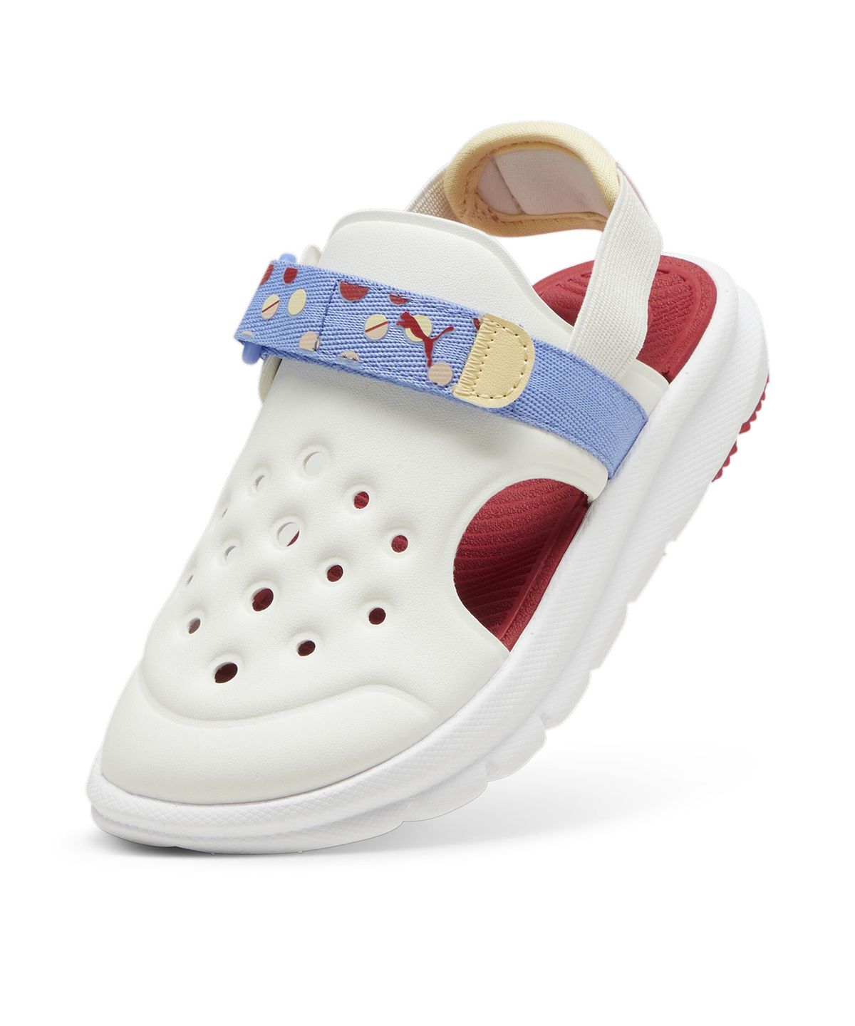 푸마 키즈(PUMA KIDS) 푸마 이볼브 샌들 섬머 캠프 AC PS - 웜 화이트:블루:캐모마일