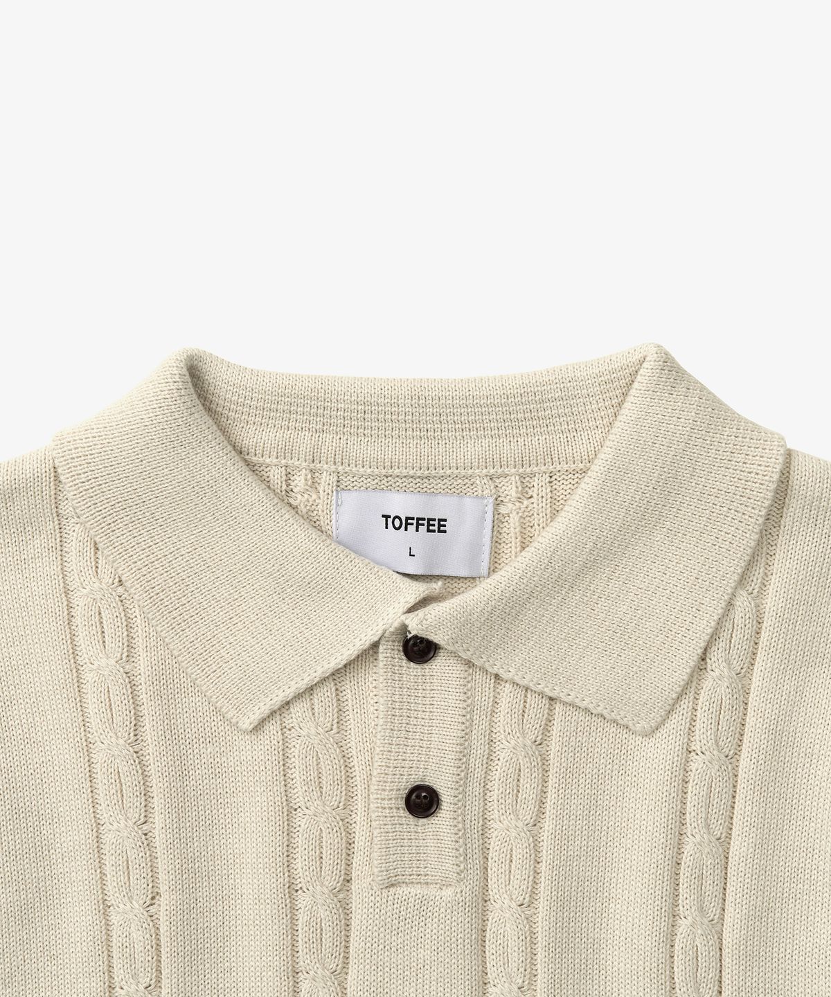 토피(TOFFEE) [2PACK] 쿨 케이블 카라 하프 니트 (7 COLOURS)