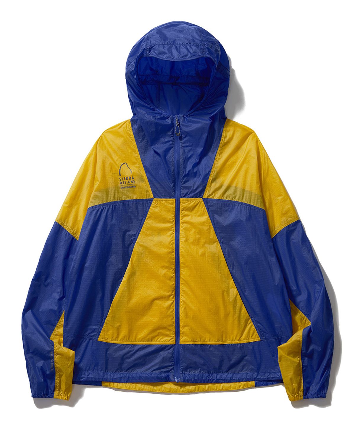 시에라디자인(SIERRA DESIGNS) W) 그랜드마더십(GRAND MOTHERSHIP) 초경량 윈드 자켓 YELLOW / BLUE