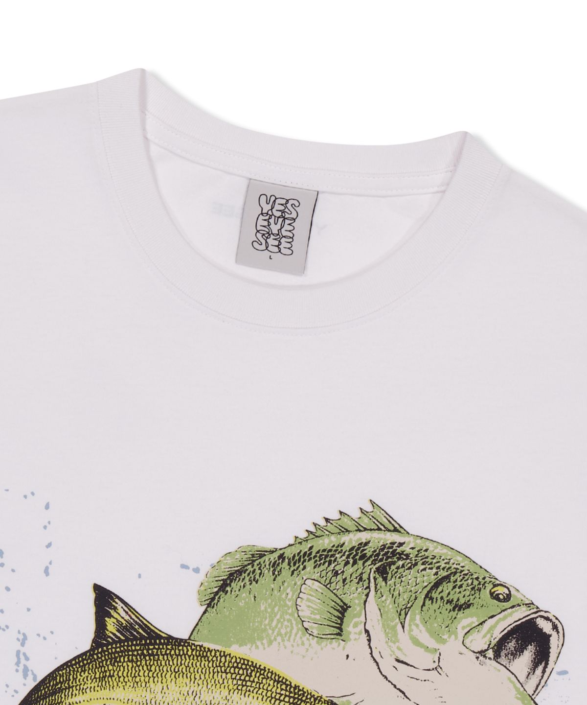 예스아이씨(YESEYESEE) Y.E.S Fishes Tee White