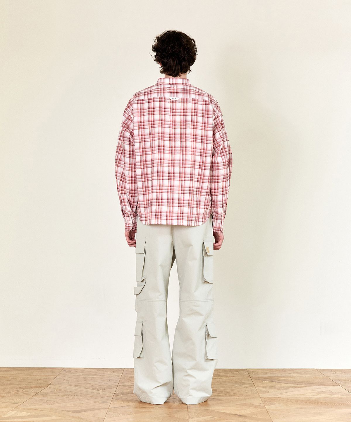호이테(HEUTE) HET STRAP COTTON CARGO PANTS (GREY)