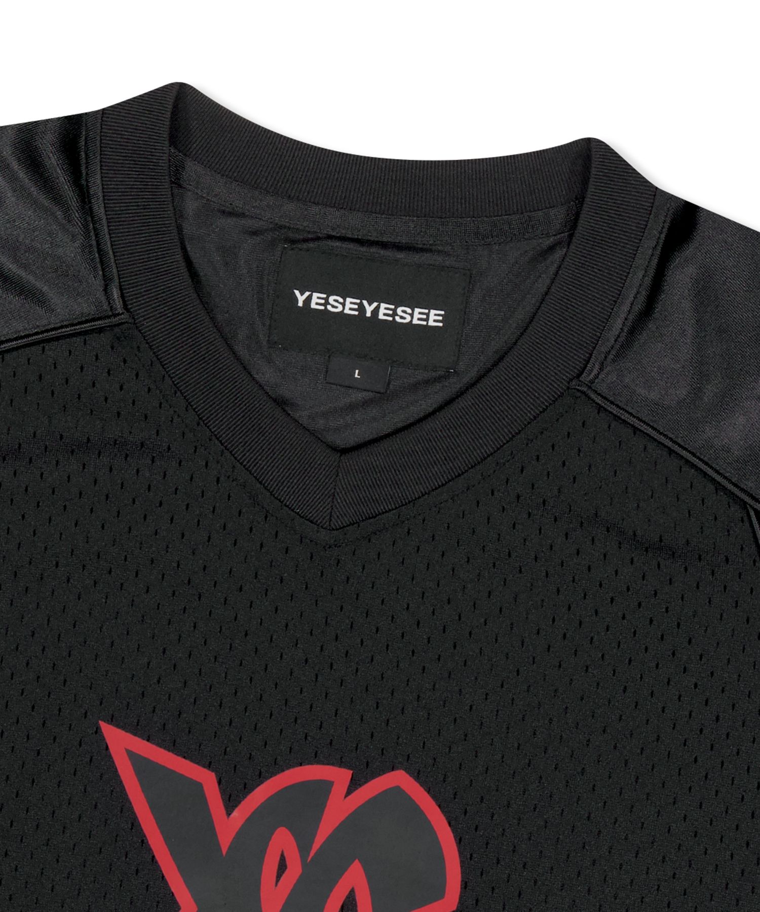 ★2024SS新作★YESEYESEE★ST Satin Football Tee MUSINSA | YESEYESEE ST Satin Football Tee Black