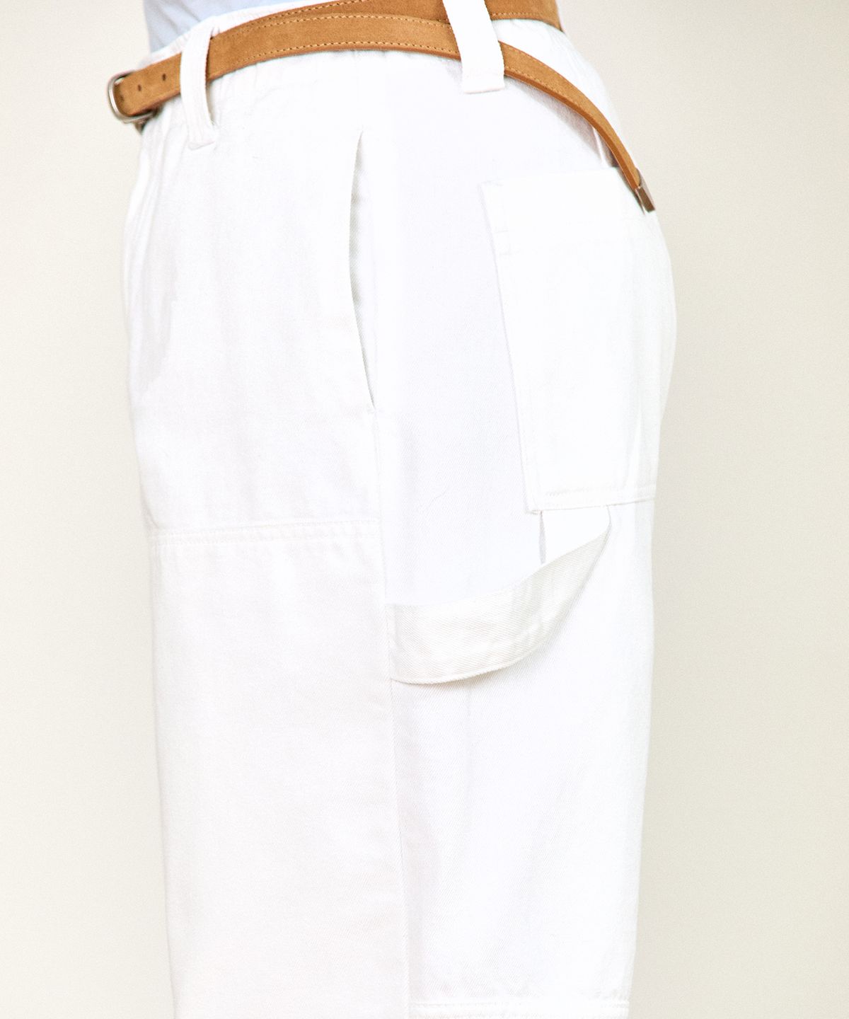 호이테(HEUTE) HET PATCH WORK PANTS (WHITE)