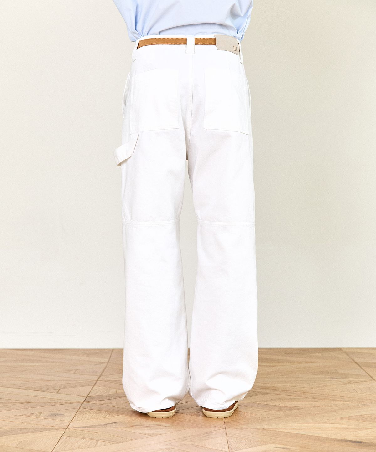 호이테(HEUTE) HET PATCH WORK PANTS (WHITE)