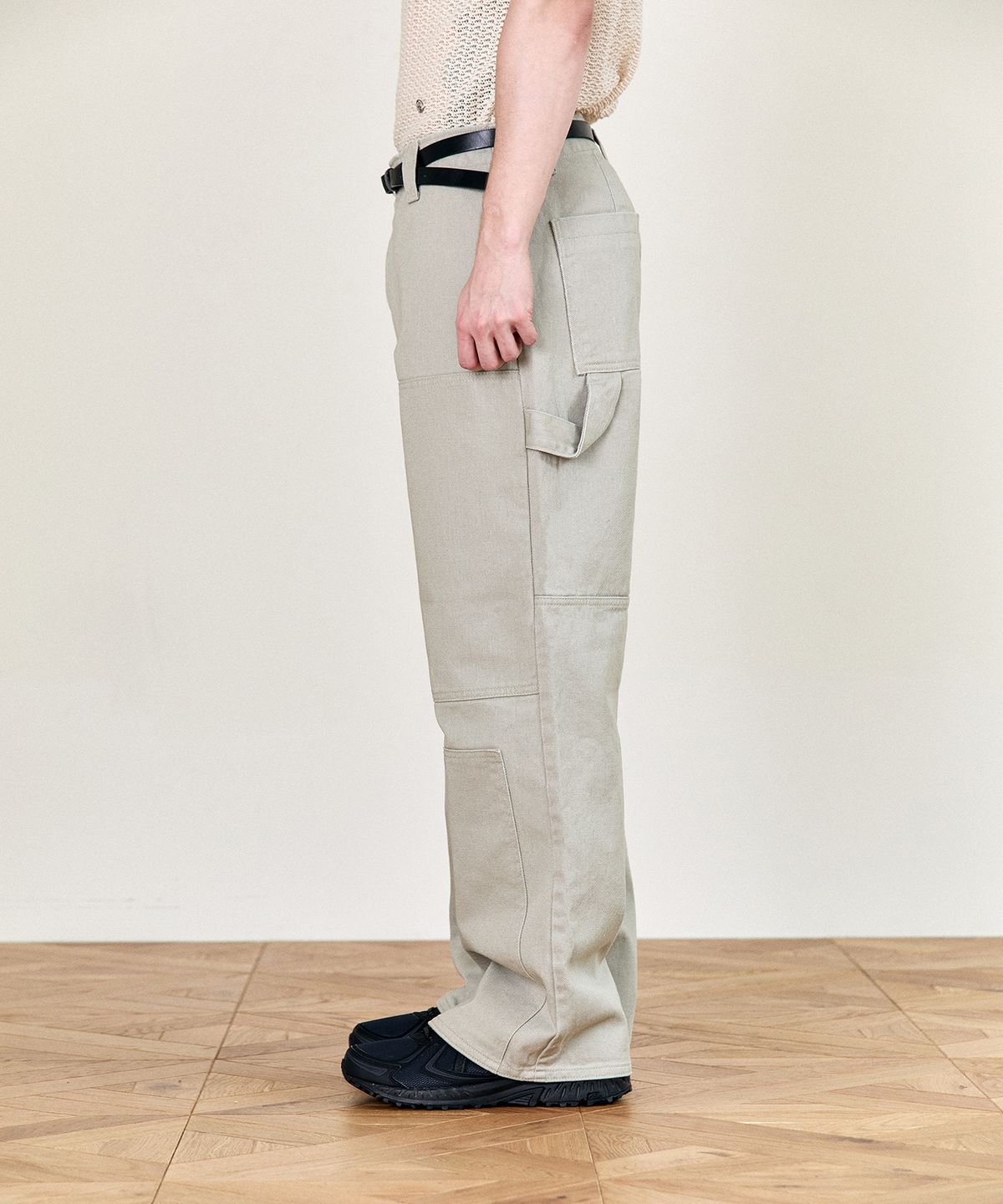 호이테(HEUTE) HET PATCH WORK PANTS (L.KHAKI)