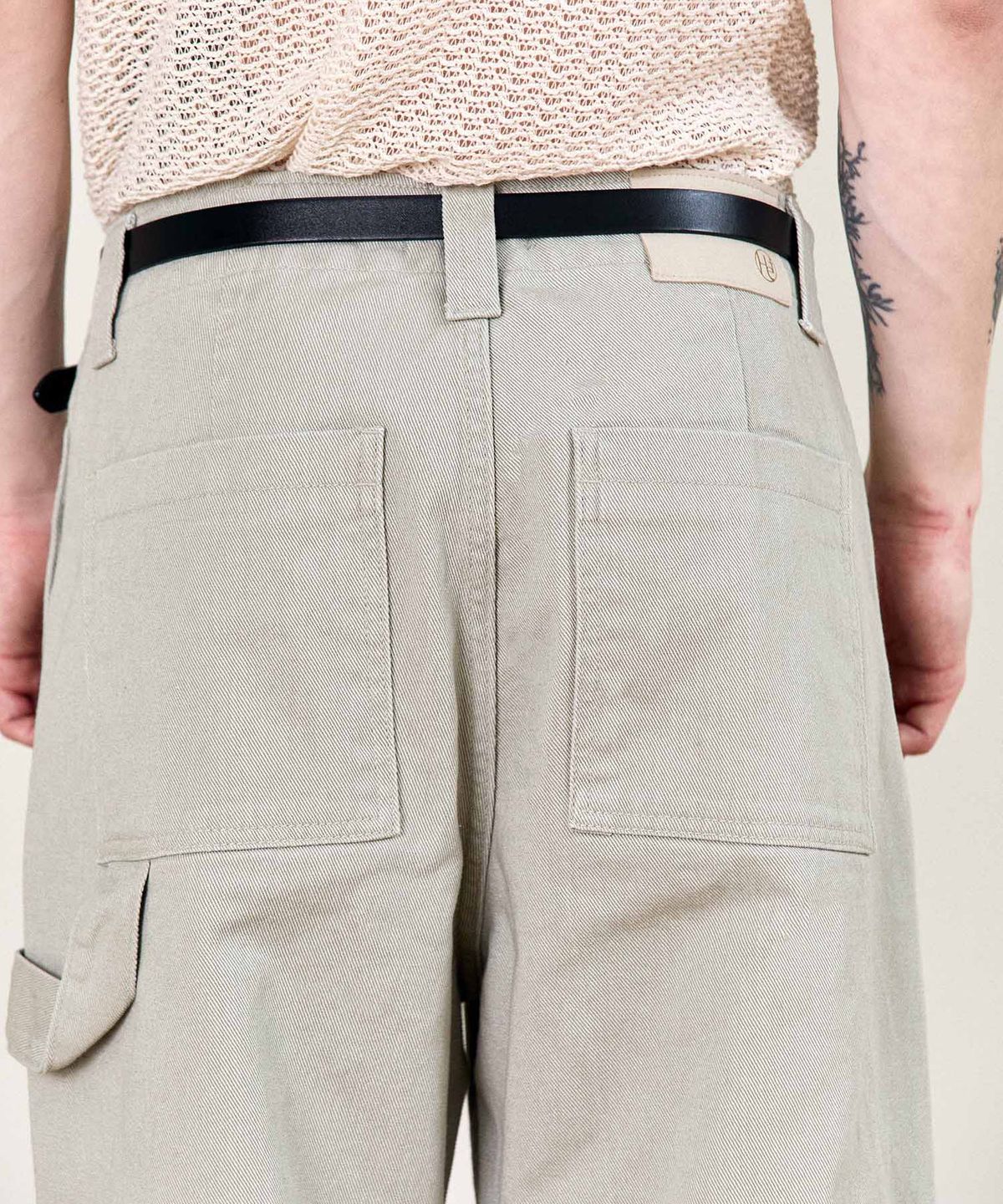 호이테(HEUTE) HET PATCH WORK PANTS (L.KHAKI)