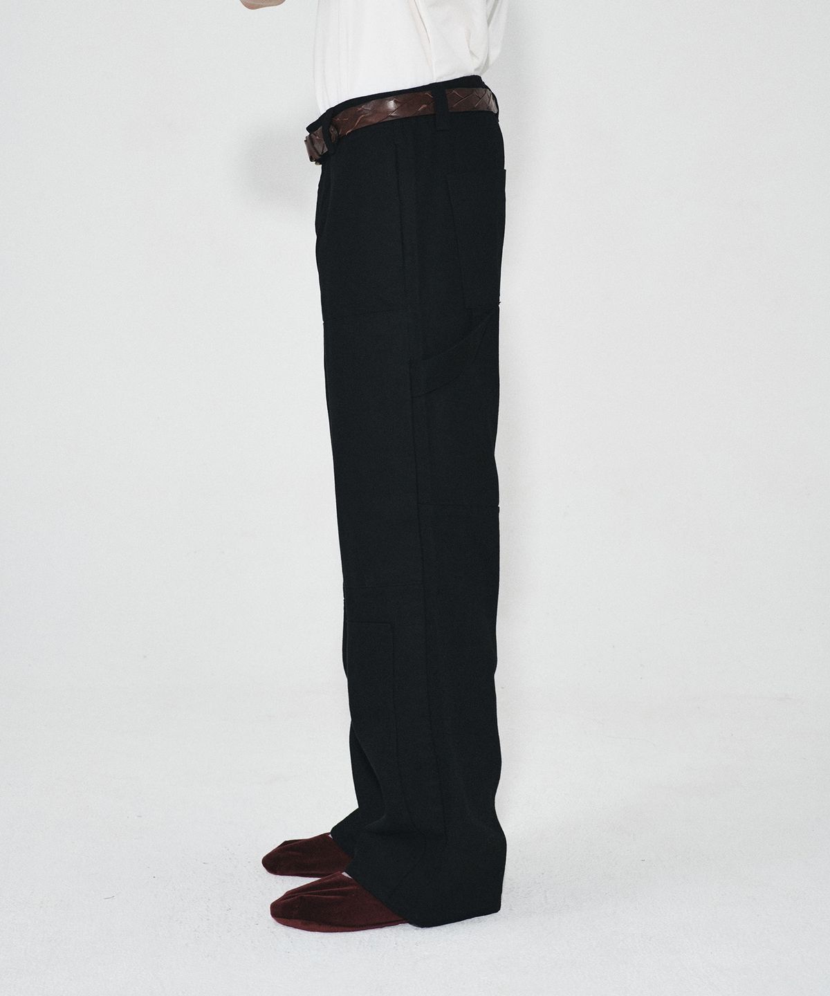 호이테(HEUTE) HET PATCH WORK PANTS (BLACK)
