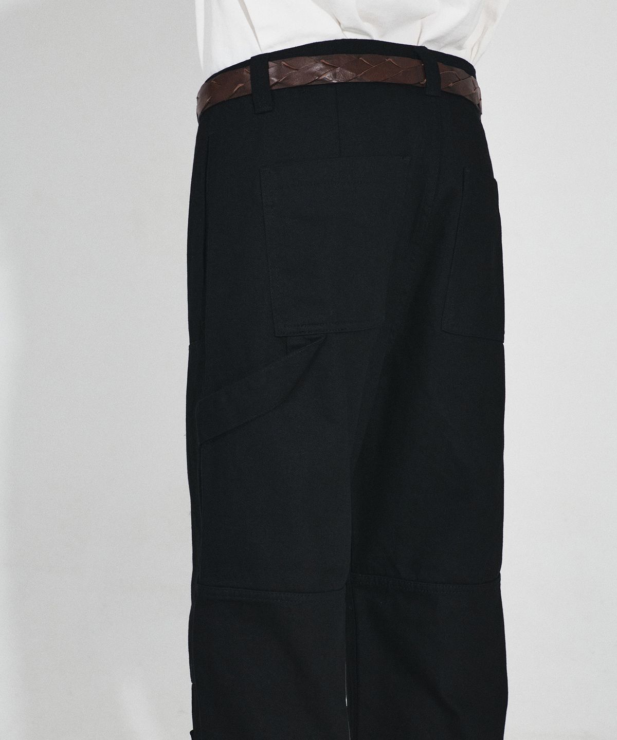 호이테(HEUTE) HET PATCH WORK PANTS (BLACK)