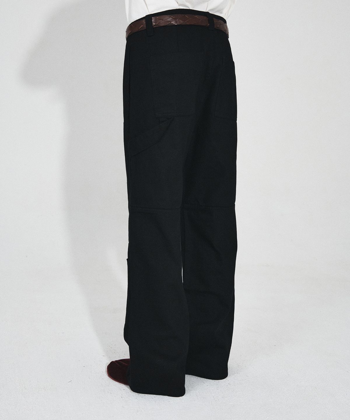 호이테(HEUTE) HET PATCH WORK PANTS (BLACK)