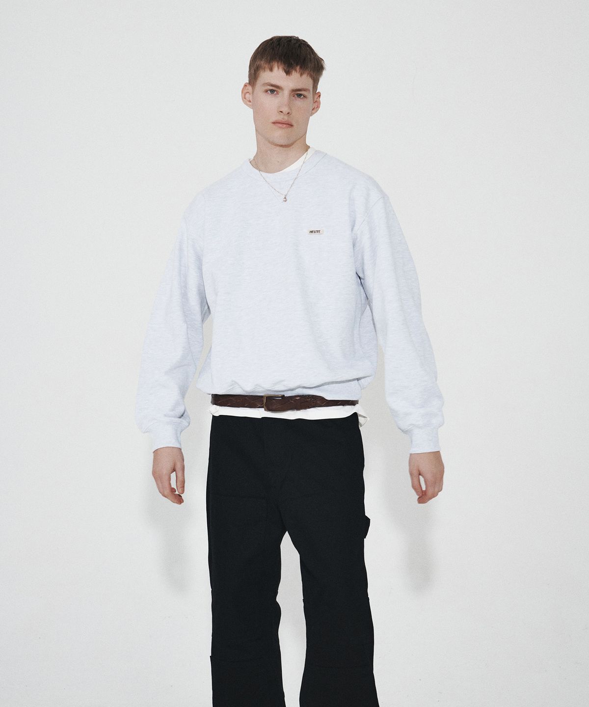 호이테(HEUTE) HET PATCH WORK PANTS (BLACK)