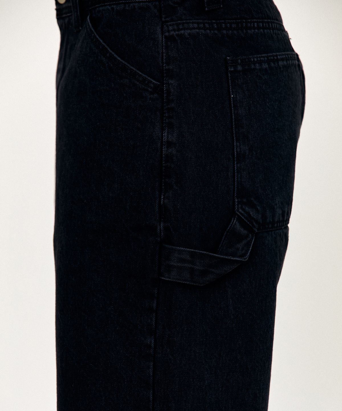 호이테(HEUTE) HET REPAIR WORK BERMUDA SHORTS (BLACK)