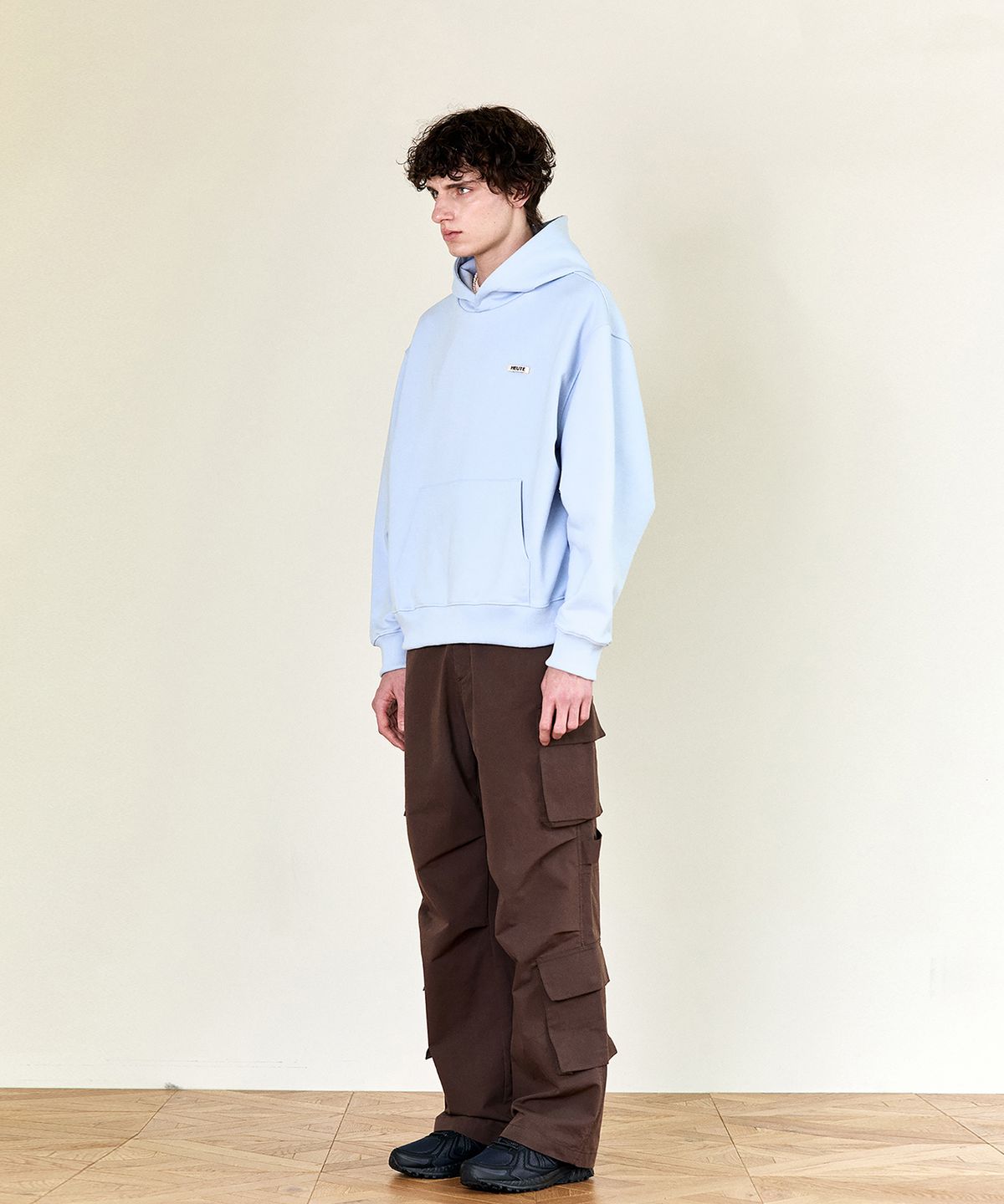 호이테(HEUTE) HET HOODIE SWEATSHIRT (BLUE)