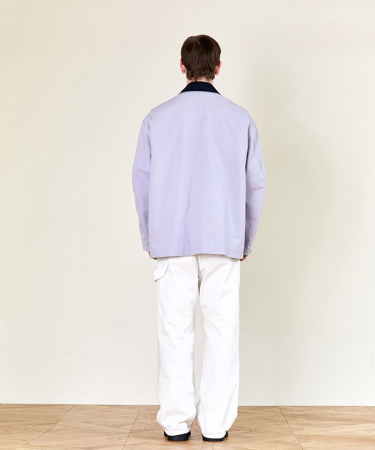 호이테(HEUTE) LOCO CANVAS WORK JACKET (LAVENDER)