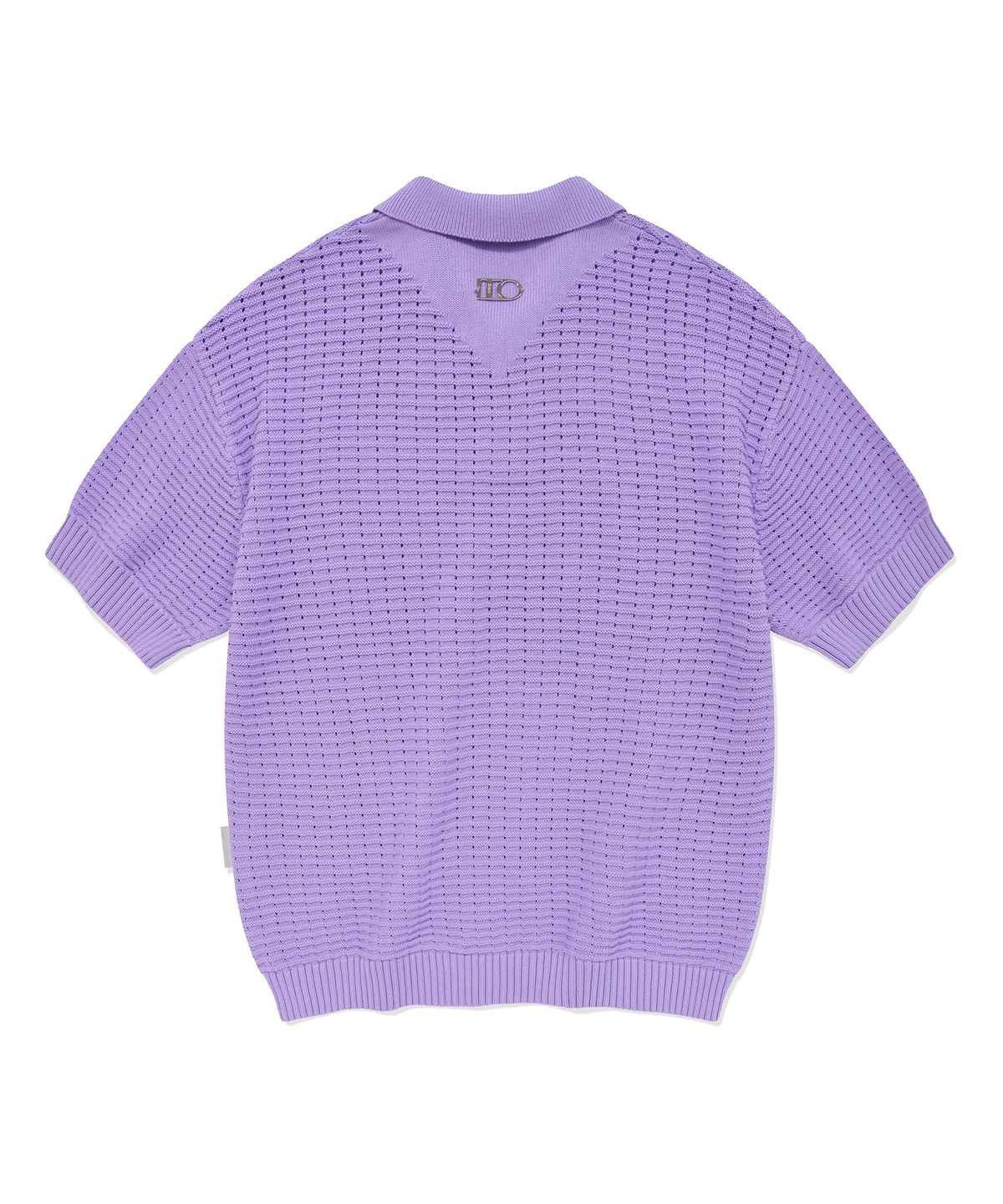 디써티원(DTHIRTYONE) Punching Collar Sweater (VIOLET)