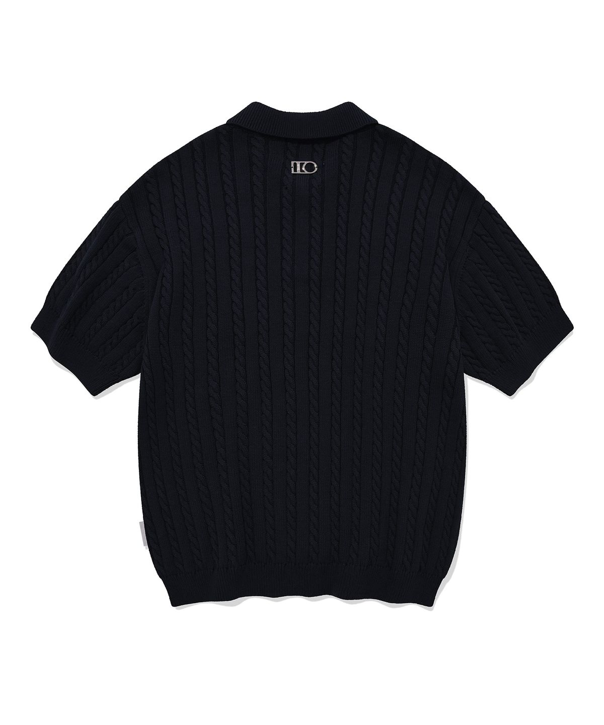 디써티원(DTHIRTYONE) Washed Cable Sweater (DARK NAVY)