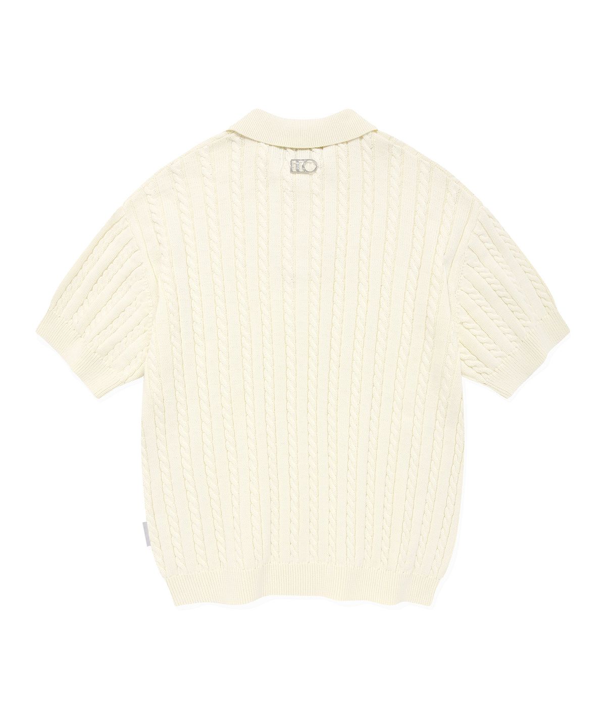 디써티원(DTHIRTYONE) Washed Cable Sweater (ECRU)