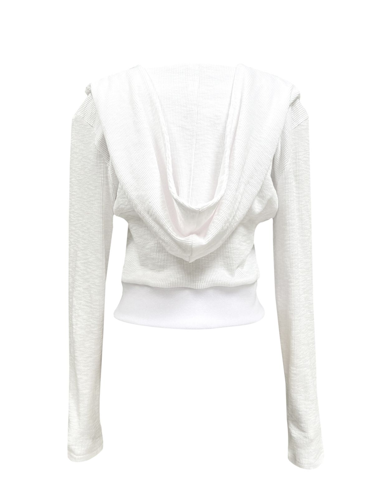 쎄쎄쎄(SETSETSET) THREE BUTTON HODDIE WHITE