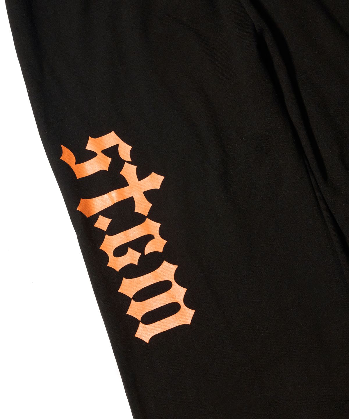 스티그마(STIGMA) STGM Logo Super Wide Jogger Pants Black