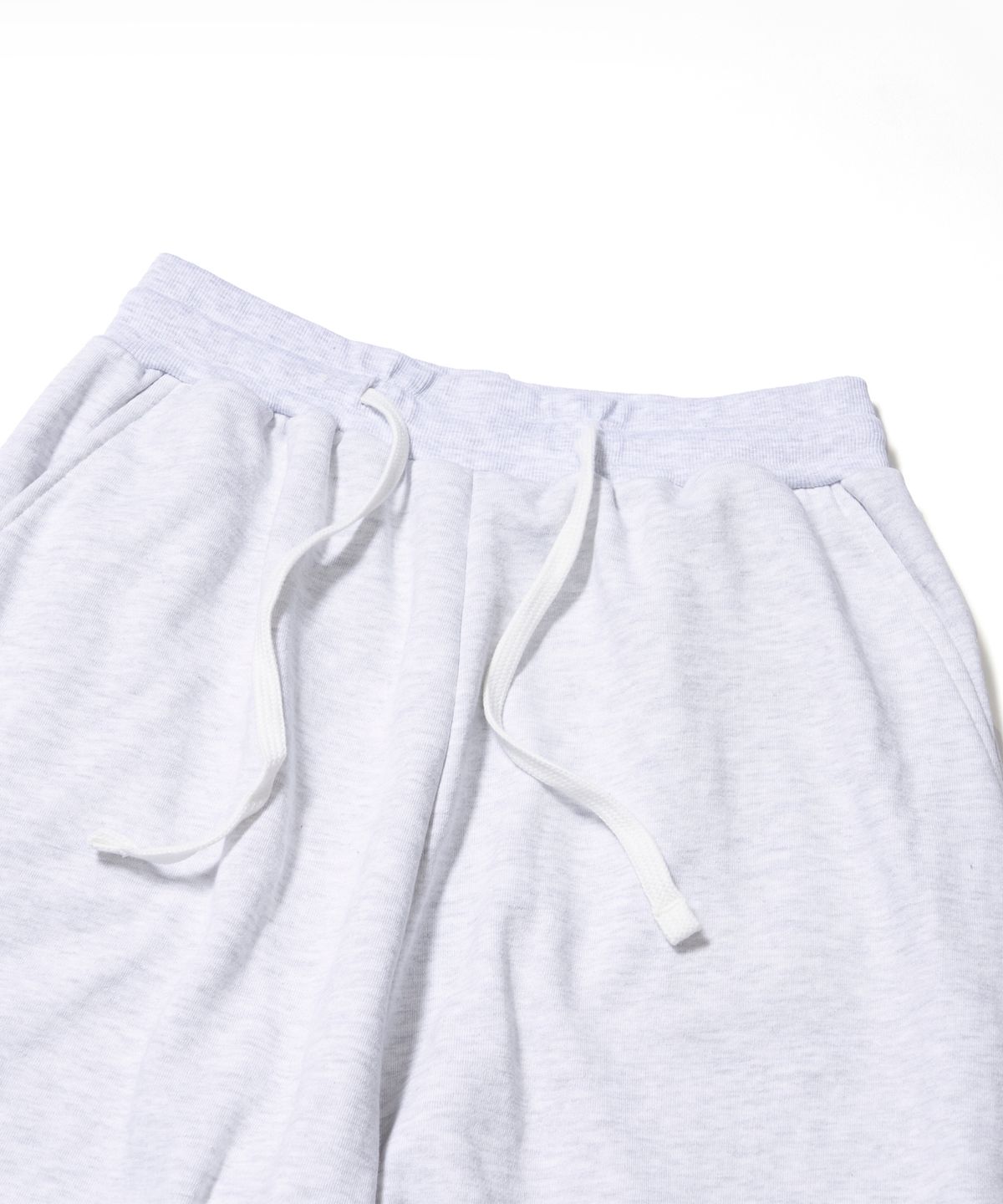 스티그마(STIGMA) STGM Logo Super Wide Jogger Pants White melange