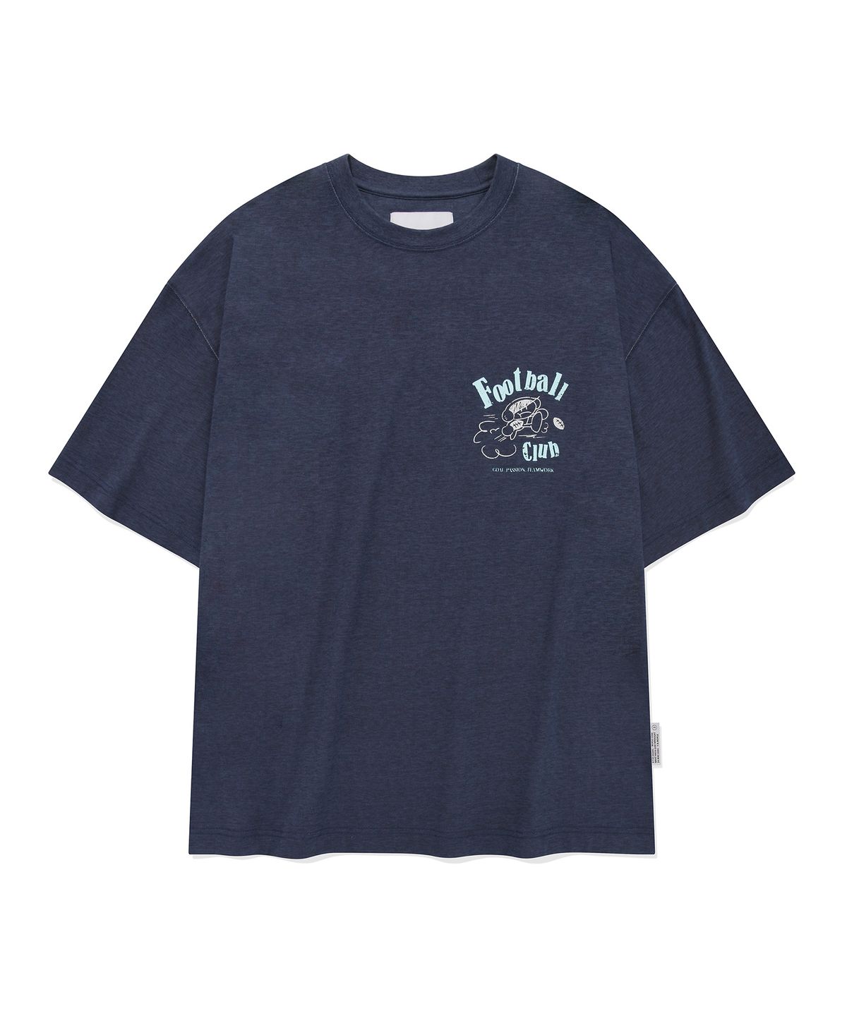 디써티원(DTHIRTYONE) Signal boy Football Club T-shirt (PIGMENT NAVY)