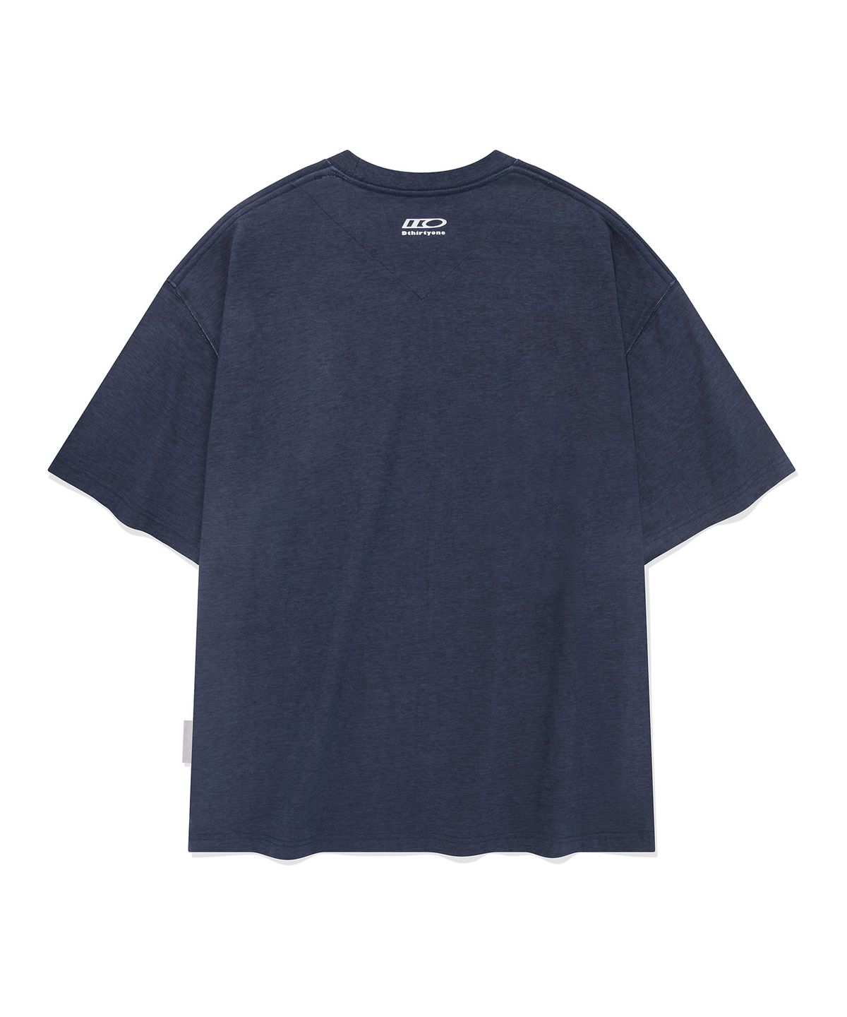 디써티원(DTHIRTYONE) Small Logo Pigment-Dyed T-shirt (NAVY)