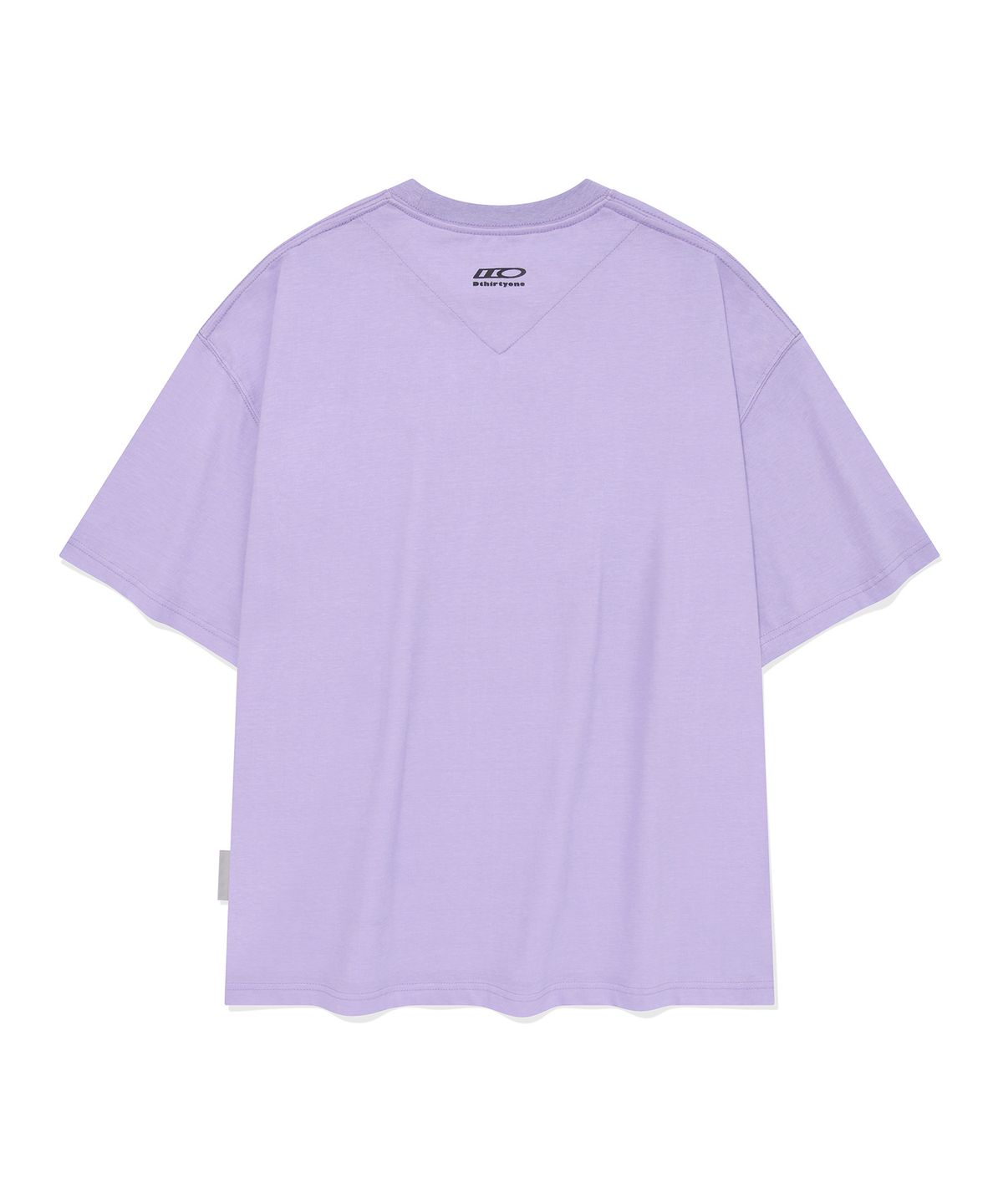 디써티원(DTHIRTYONE) Small Logo Pigment-Dyed T-shirt (LAVENDER)