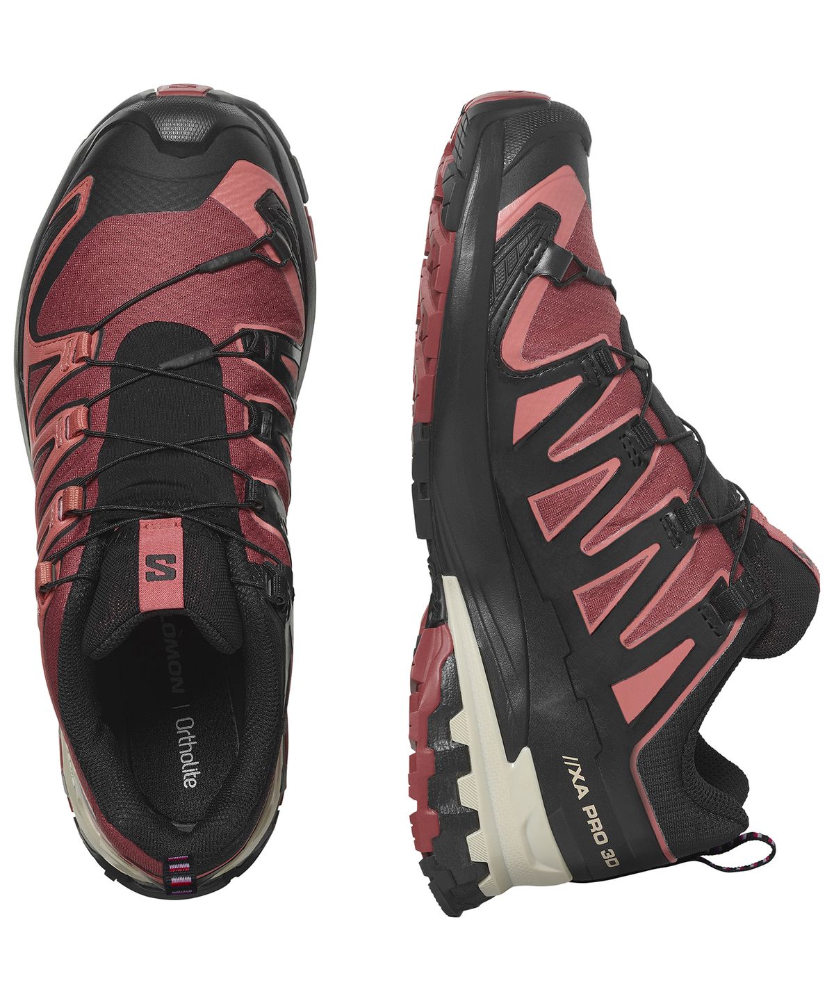 살로몬(SALOMON) XA 프로 3D V9 GTX W - 코우 하이드:블랙:페이디드 로즈 / L47270900