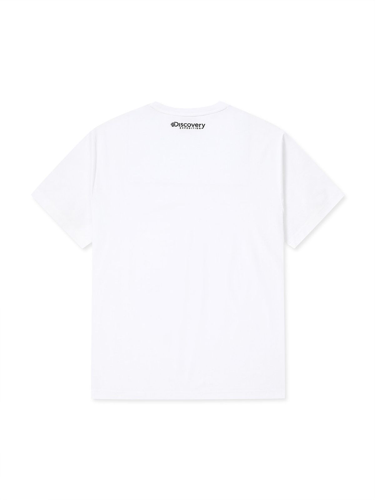 디스커버리 익스페디션(DISCOVERY EXPEDITION) 남성 프레시벤트 덴버 스몰로고 반팔티셔츠 (WHITE)