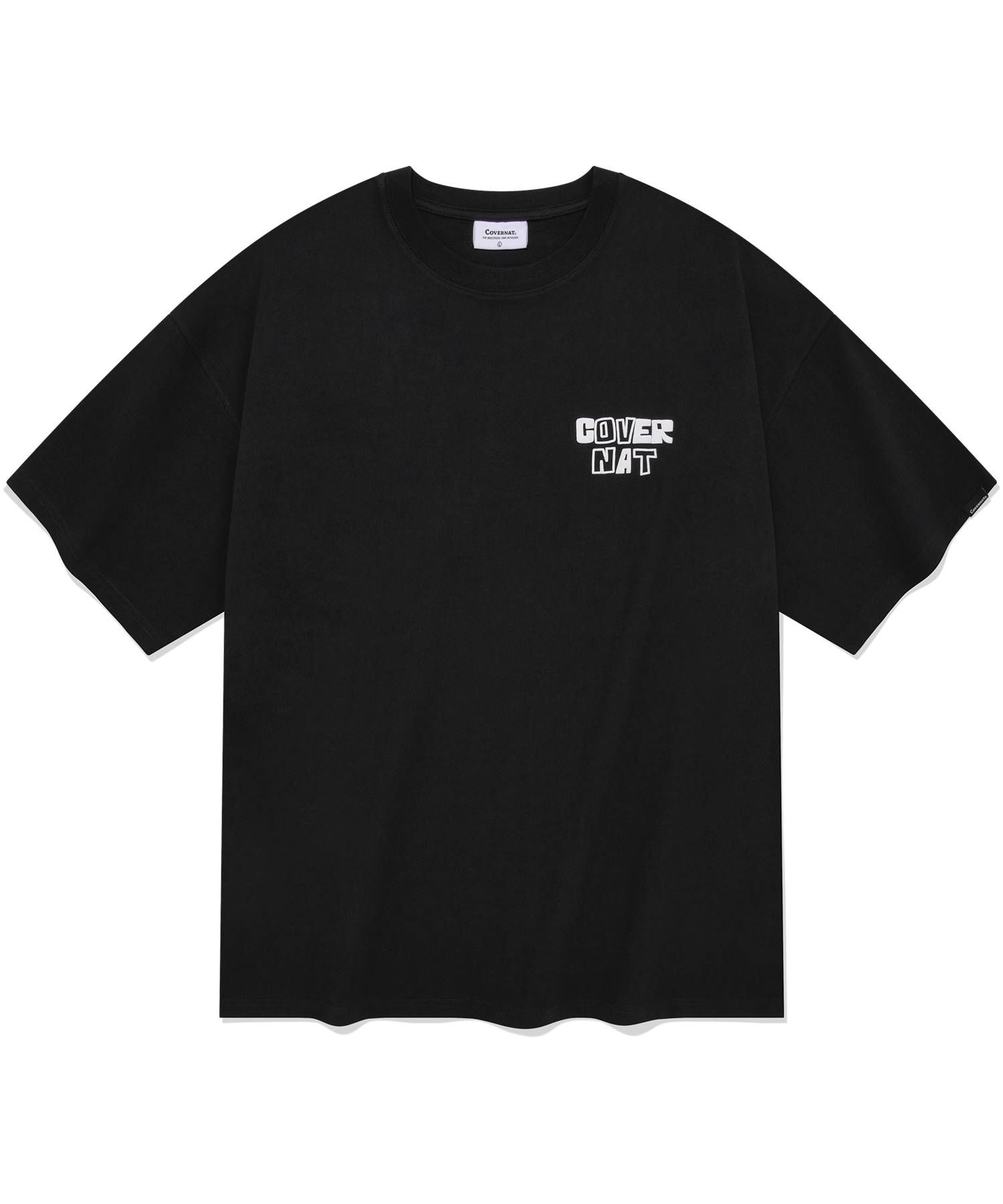 COVERNAT■Flower base T-shirt■送料込 MUSINSA | COVERNAT Flower Base T-shirt black