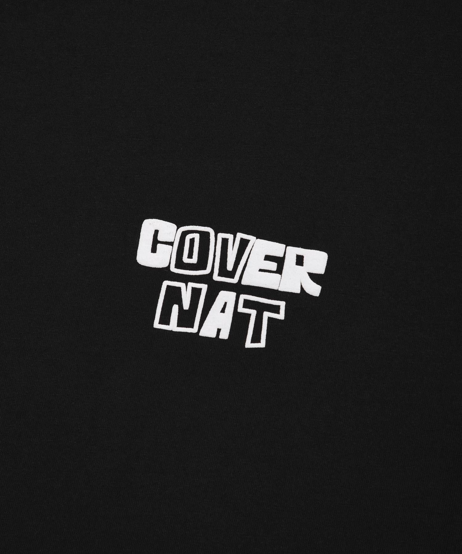 MUSINSA | COVERNAT Flower Base T-shirt black