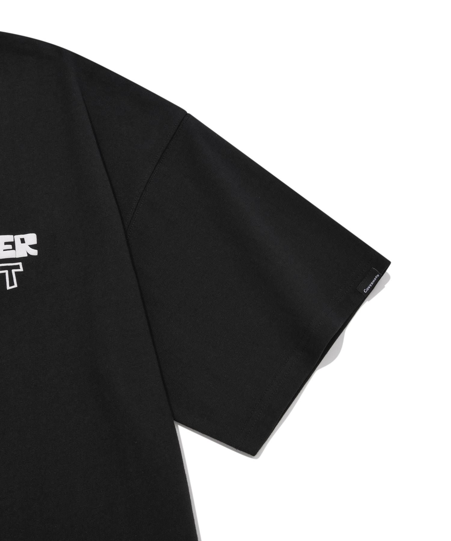 COVERNAT■Flower base T-shirt■送料込 MUSINSA | COVERNAT Flower Base T-shirt black