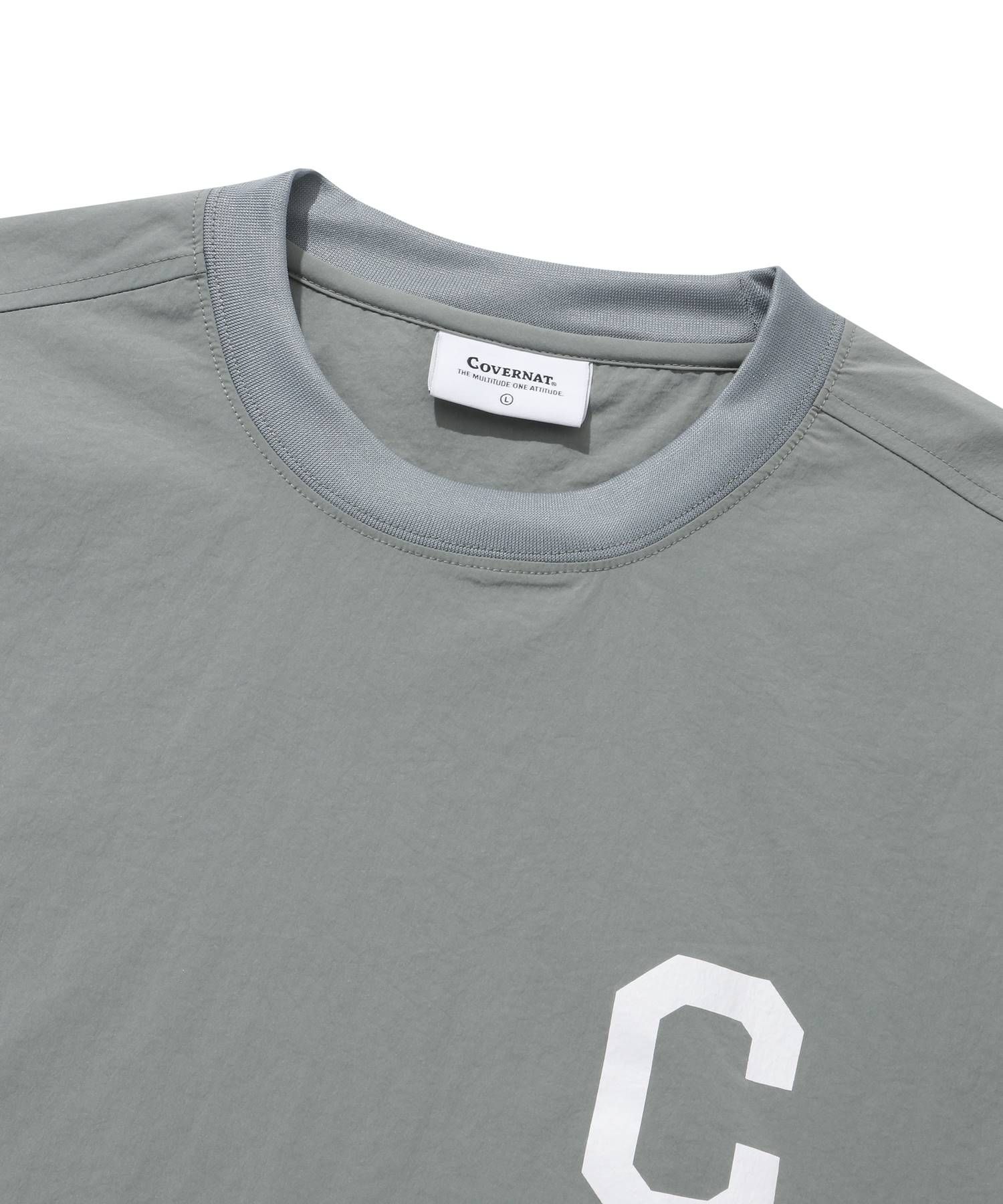 COVERNATのTech Nylon Basic T-Shirt 全3色 MUSINSA | COVERNAT Tech Nylon Basic T-Shirt Charcoal