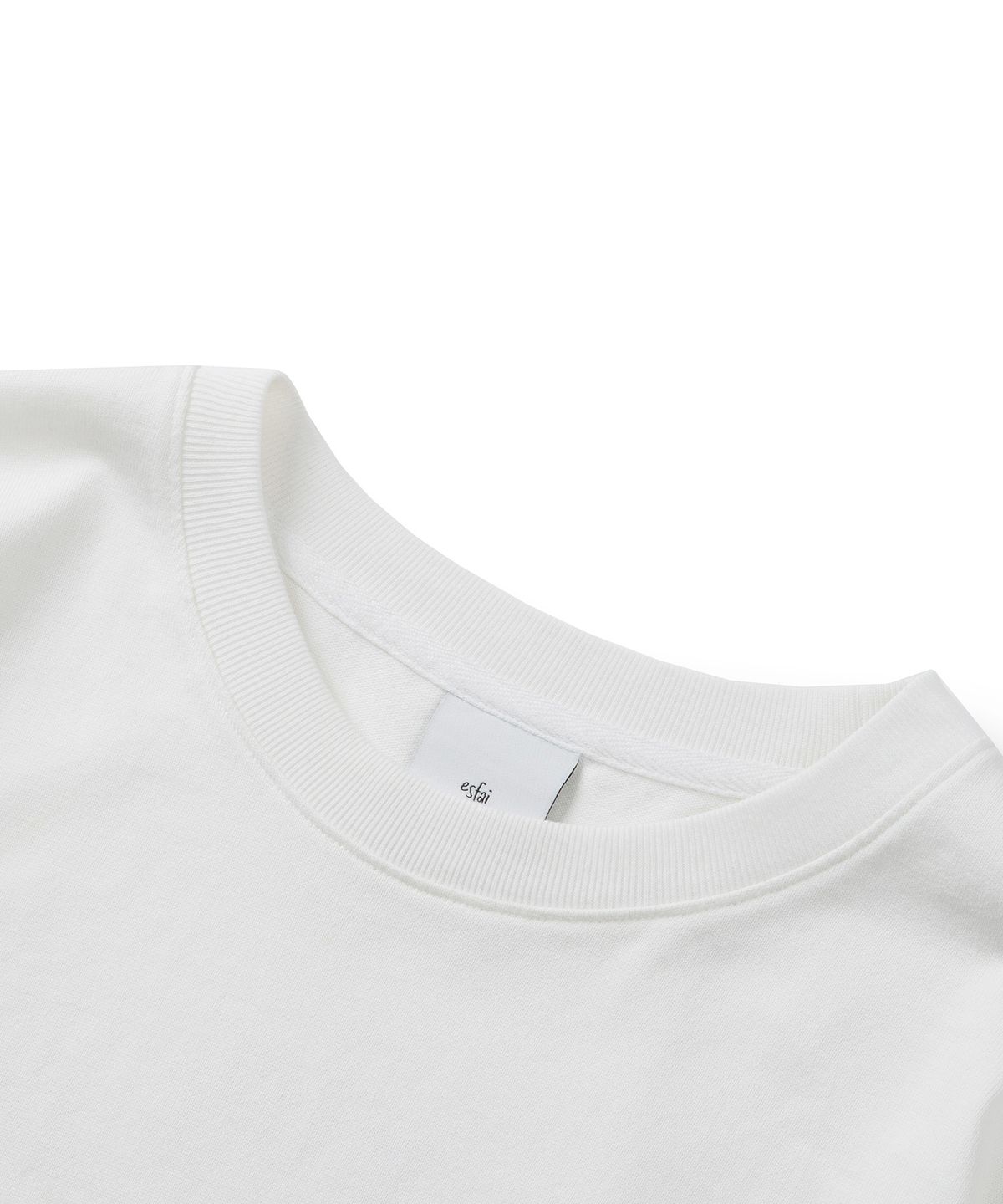 에스파이(ESFAI) WILLIAM L/S TEE (WHITE)