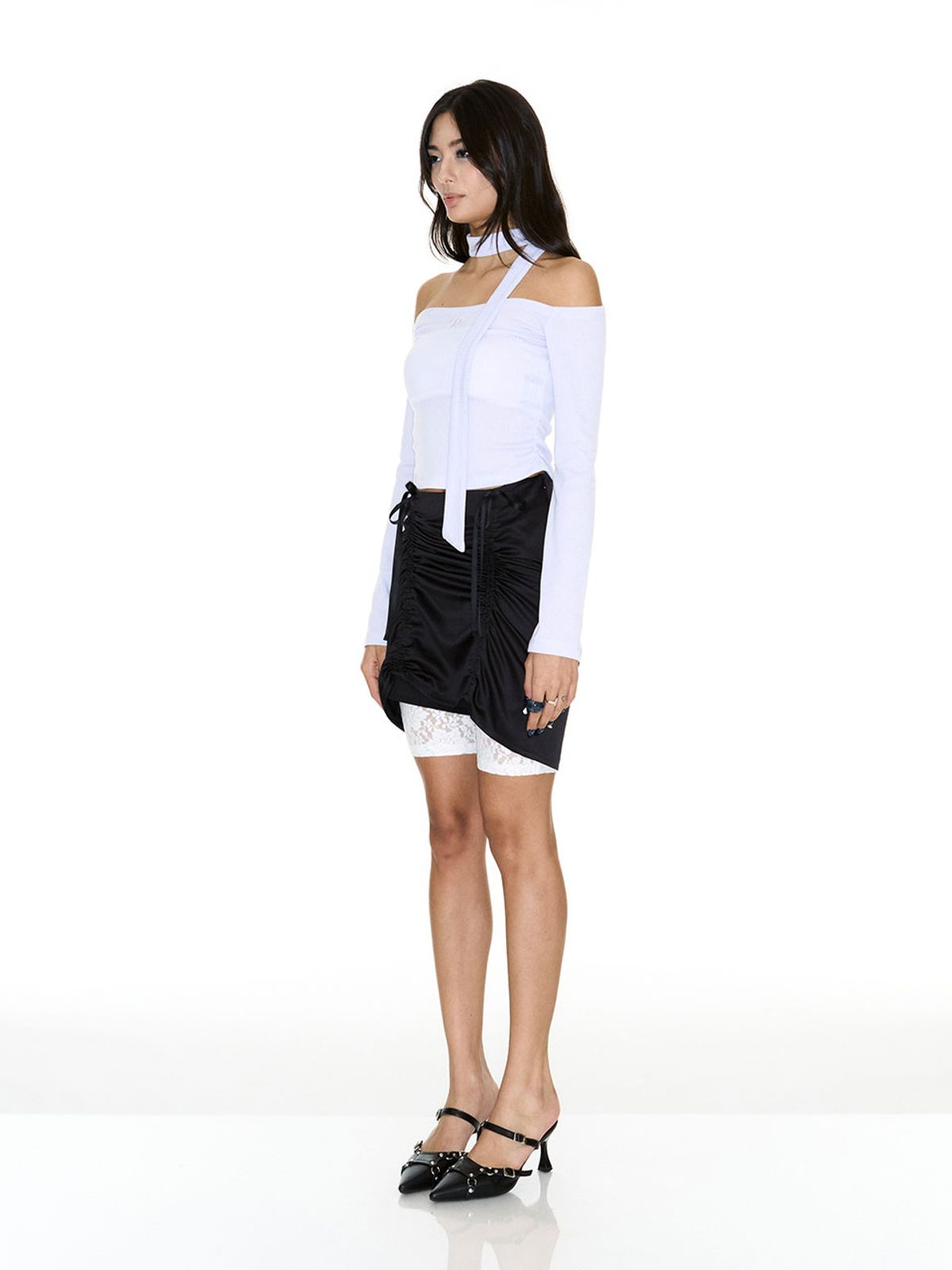 쎄쎄쎄(SETSETSET) JENNIE OFF-SHOULDER LOGO TOP PALE PURPLE