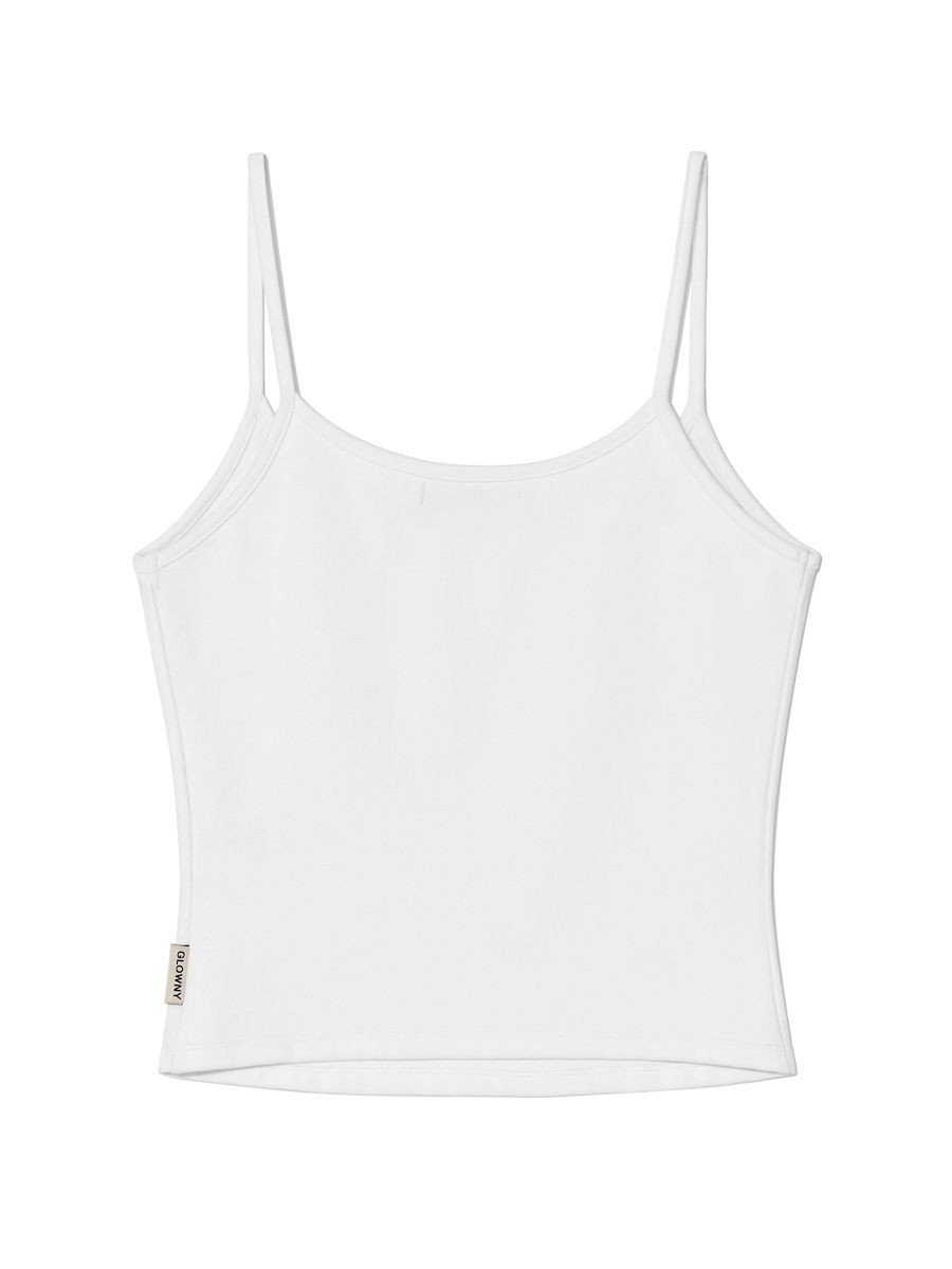 ◆GLOWNY◆ GIRLFRIEND SLEEVELESS MINI DRESS WHITE GY24AOP005 GIRLFRIEND SLEEVELESS MINI DRESS (WHITE) - GLOWNY