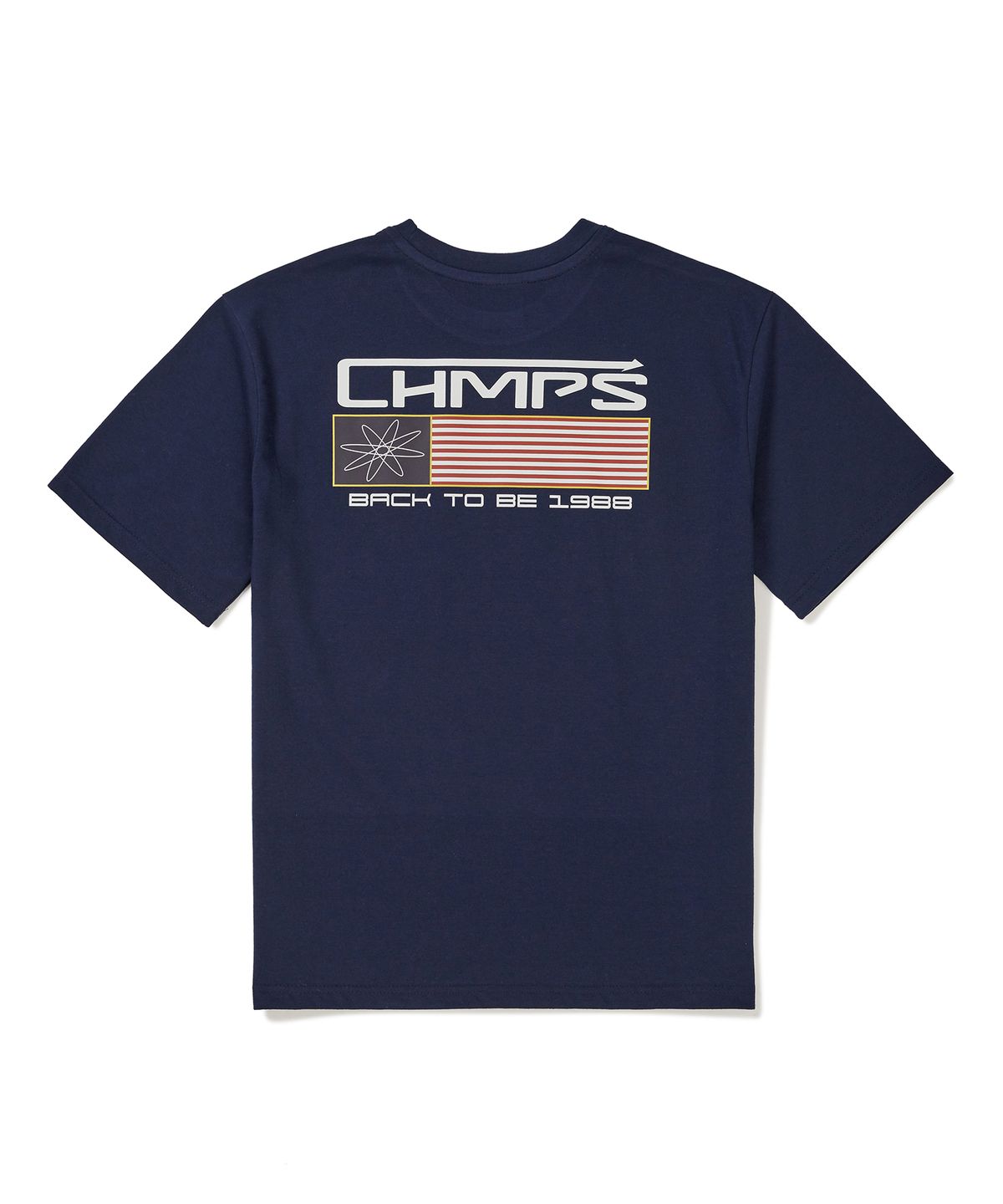 본챔스(BORN CHAMPS) 백 투비 CHMPS 로고 반팔 티셔츠 B24ST07NA