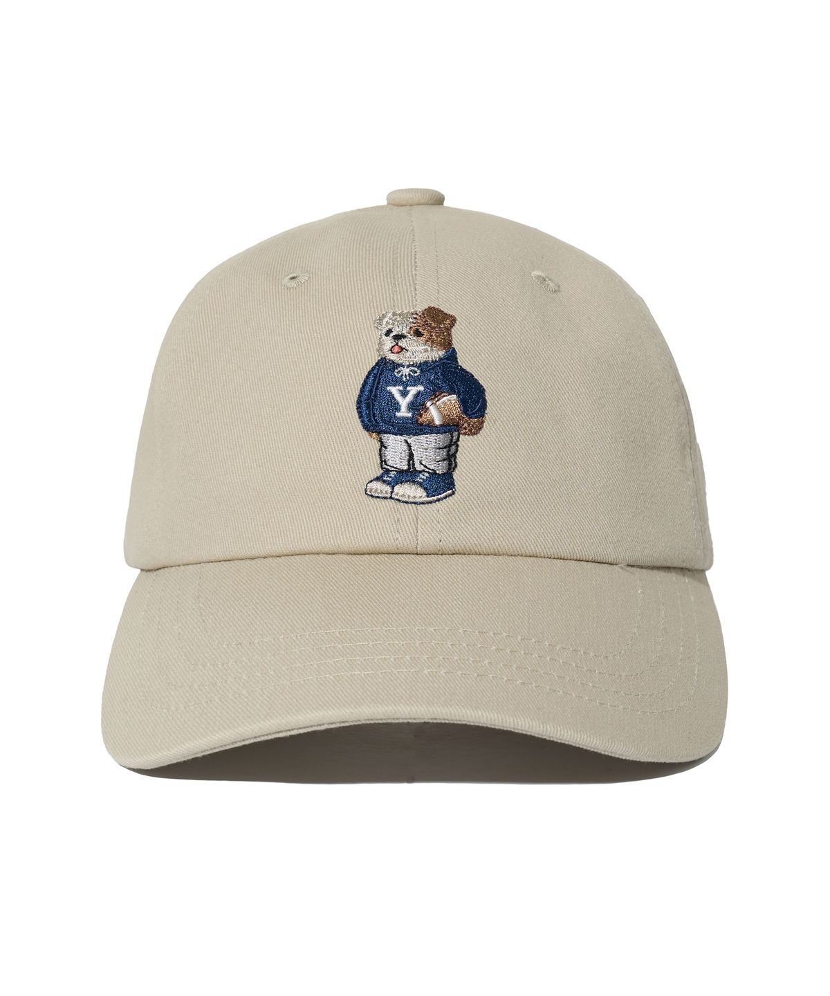 예일(YALE) EMBROIDERY DAN BALL CAP BEIGE