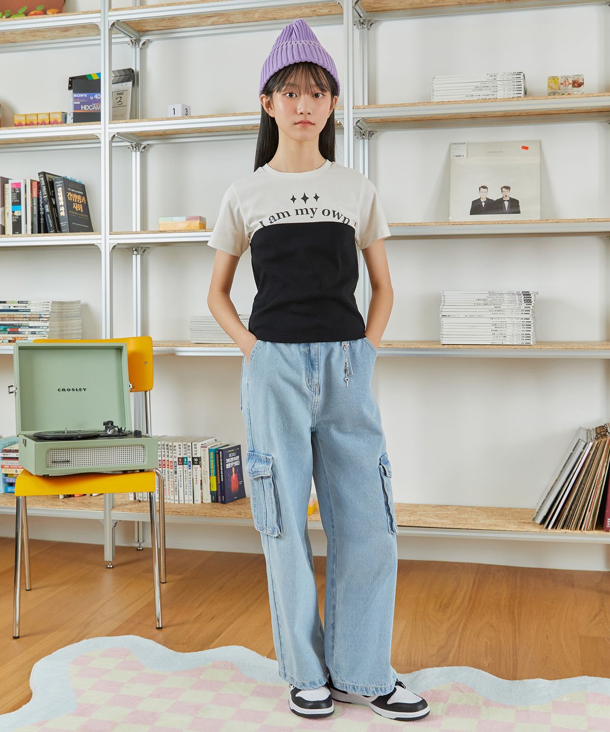 아이엠아이(IAMI) KK45379 주니어 마이 슬림 티셔츠