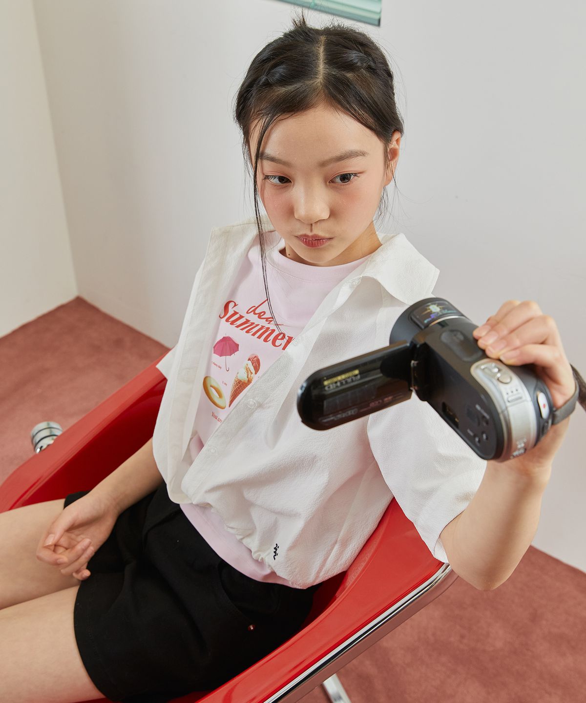 아이엠아이(IAMI) KK45370 주니어 디어썸머 티셔츠