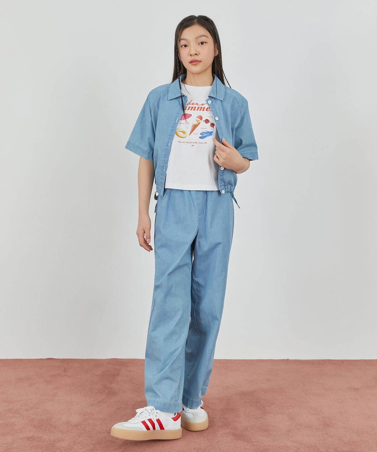 아이엠아이(IAMI) KK45370 주니어 디어썸머 티셔츠